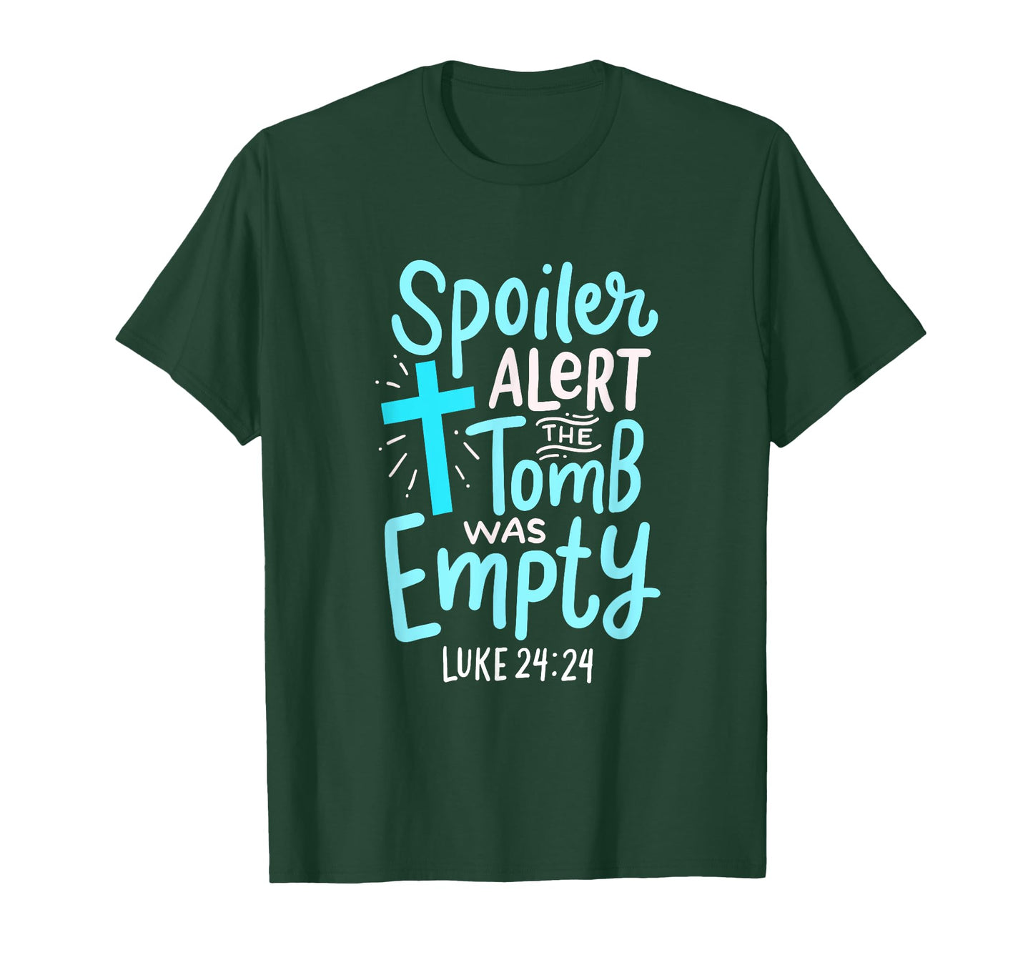 Spoiler Alert Tomb Was Empty Easter Religious Christian Gift T-Shirt