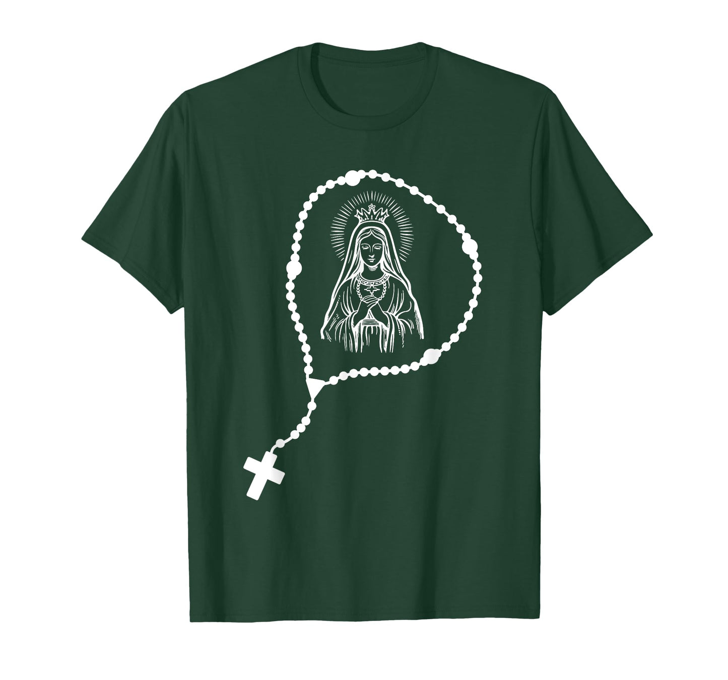 Rosary Prayer - Virgin Mary - Religious Catholic T-Shirt