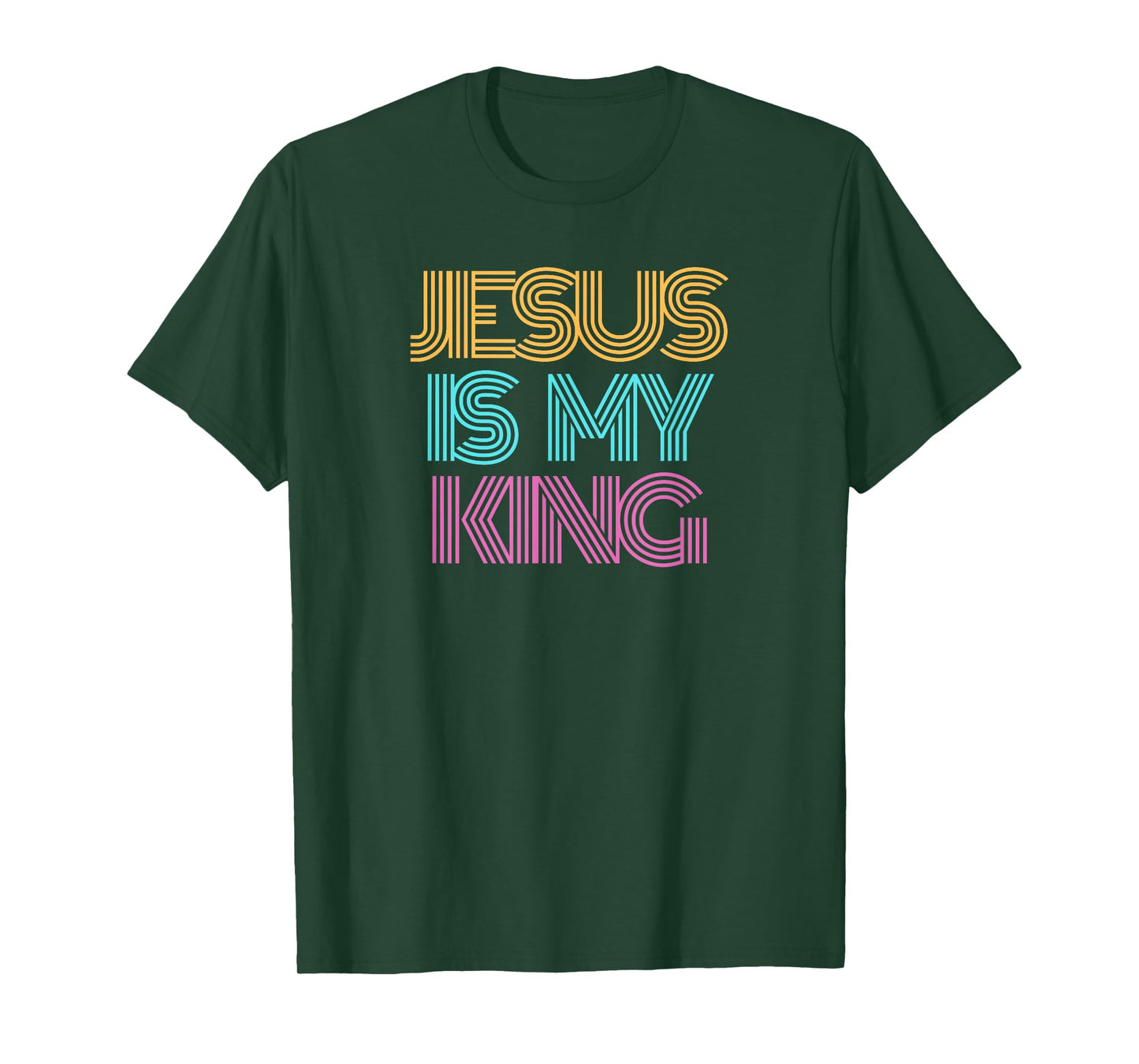 Jesus is My King Shirt. Christian Shirt. Religious Spiritual T-Shirt