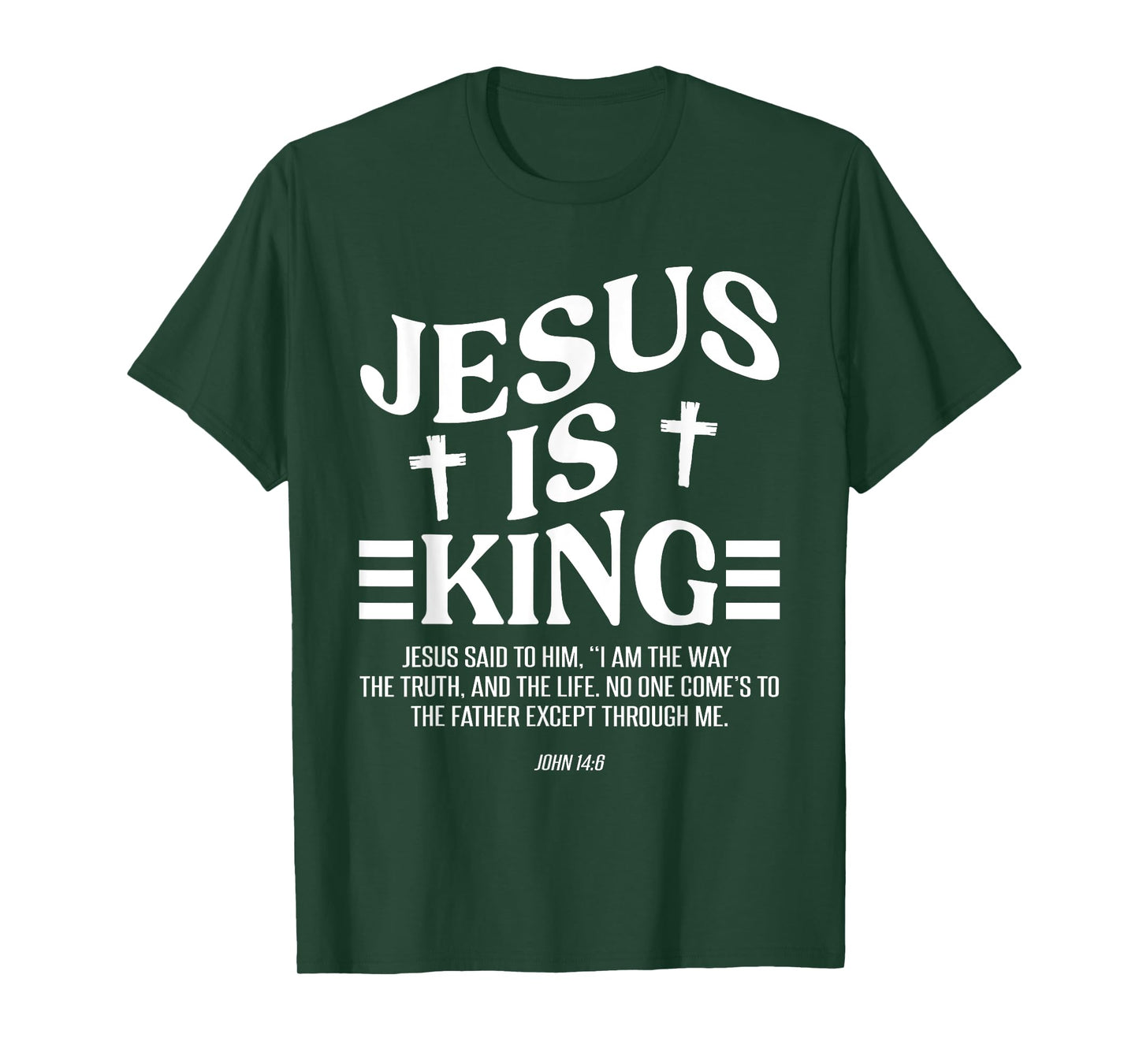 Christian Lovers Jesus Is King Jesus Faith Jesus Is King T-Shirt