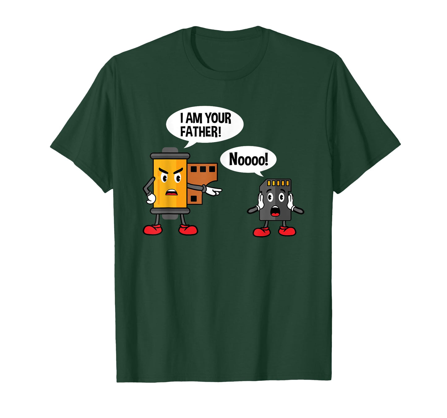 Analog Film Roll & SD Card - Funny Photographer Camera T-Shirt