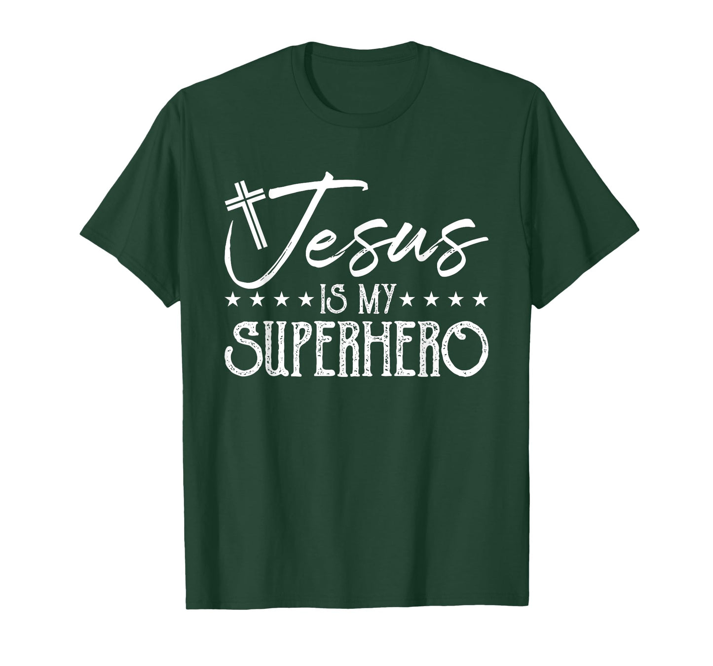 Jesus Is My Superhero - Christian Religious T-Shirt