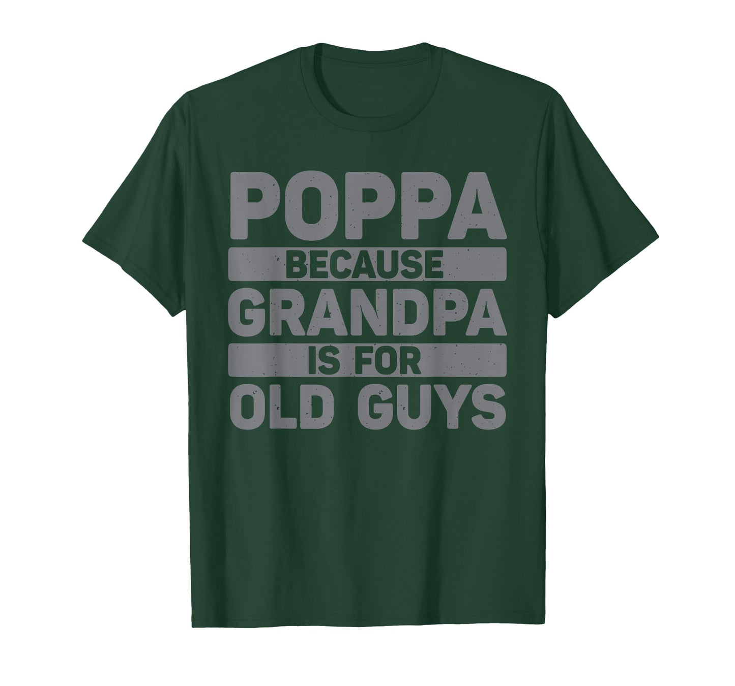 Poppa Design For Grandpa From Grandkids Father's Day Poppa T-Shirt