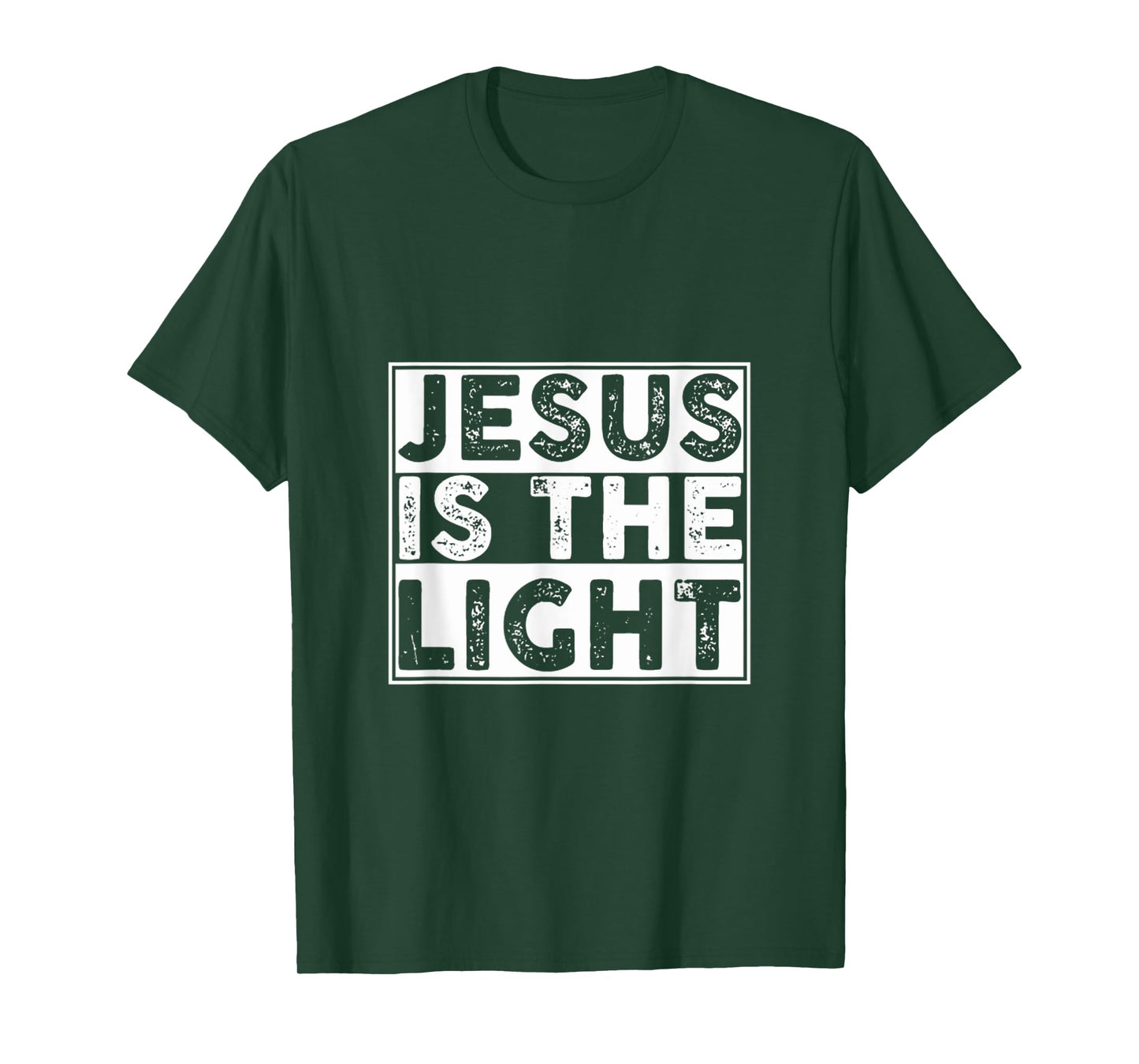 Jesus is The Light Scripture Religious Christian T-Shirt