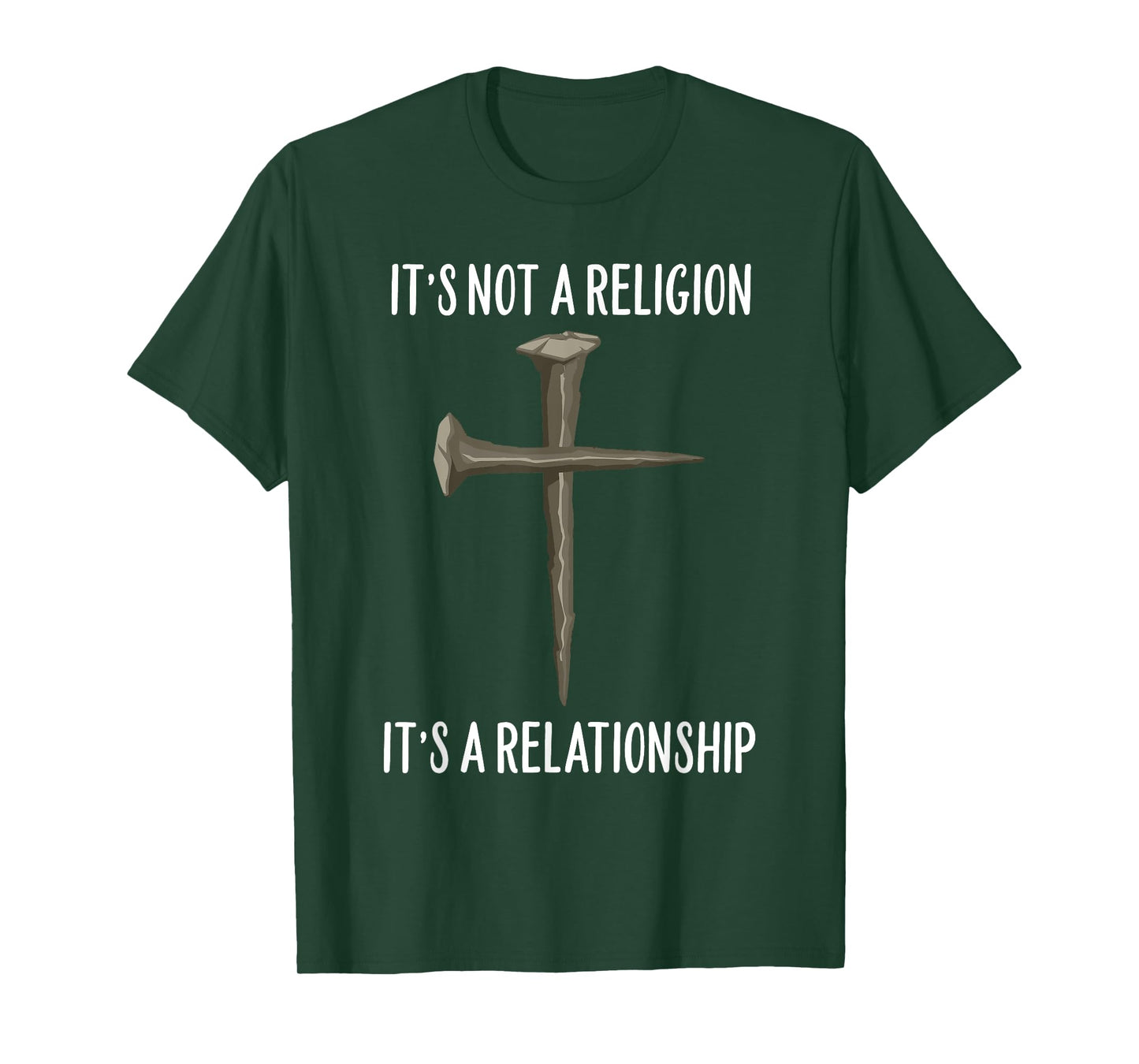 It’s Not A Religion, It's A Personal Relationship Cross T-Shirt