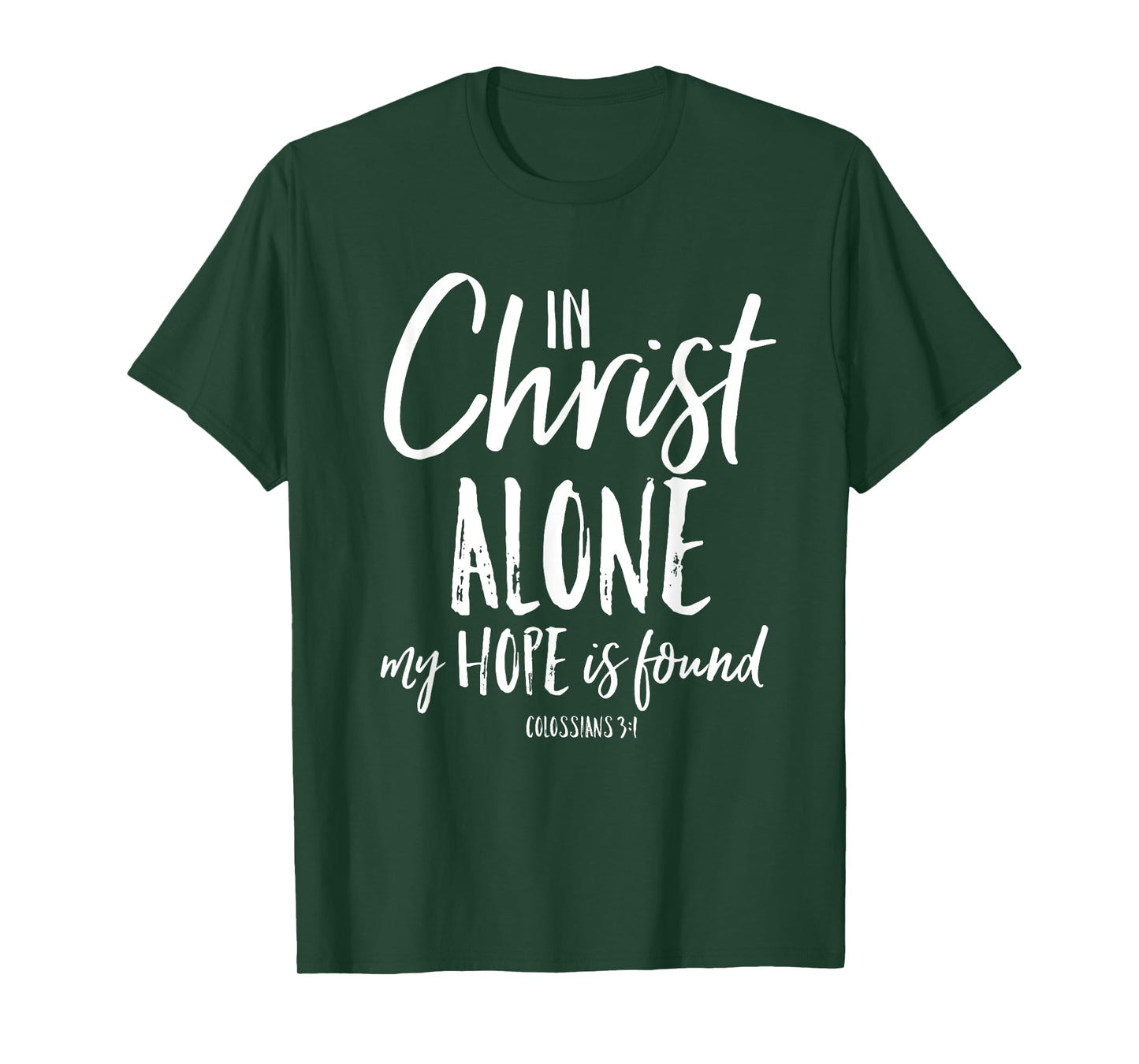 In Christ Alone Reformation Christian Faith In Jesus Shirt T-Shirt