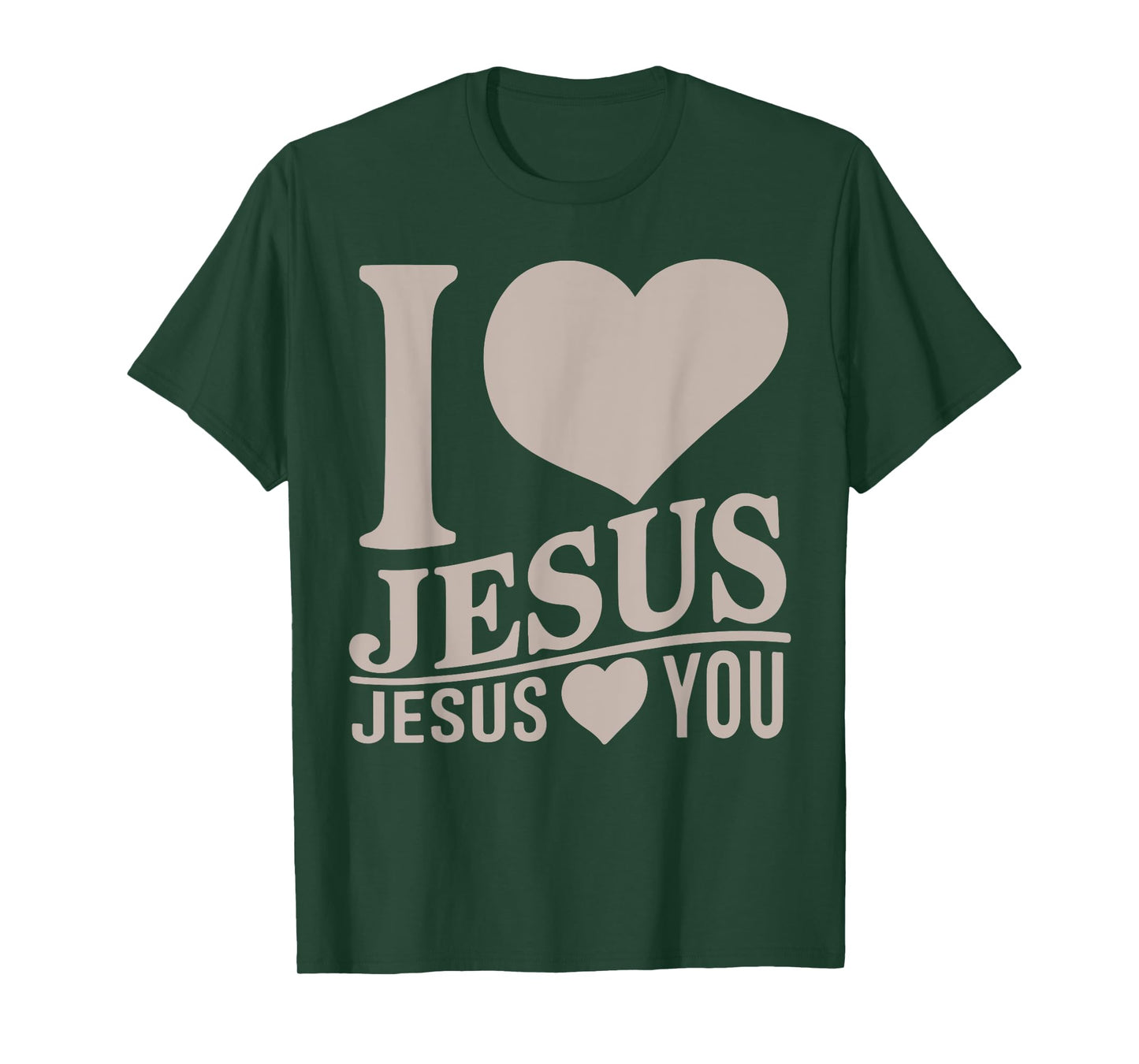I Love Jesus Loves You Christian Toddler God Sister Son Mom T-Shirt