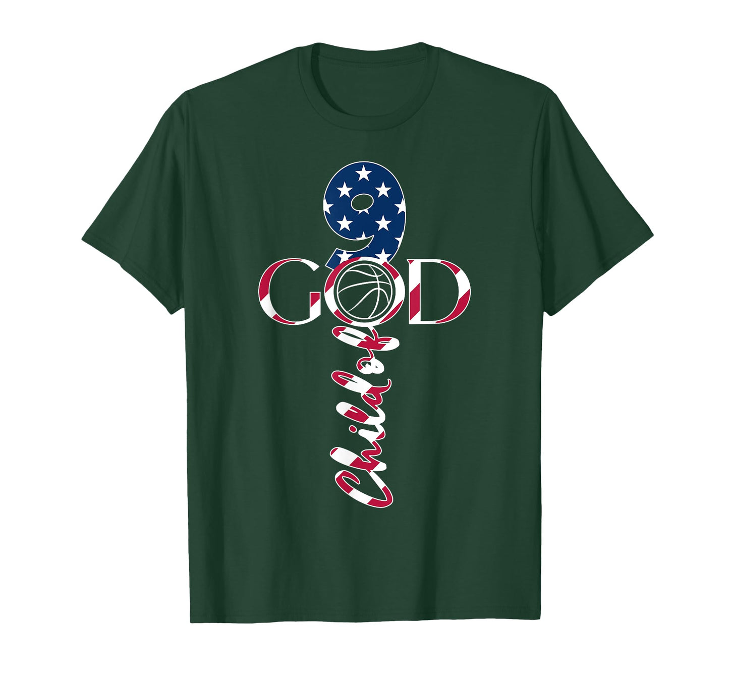 JESUS 9 YEARS CHILD OF GOD BASKETBALL 9th BIRTHDAY T-Shirt