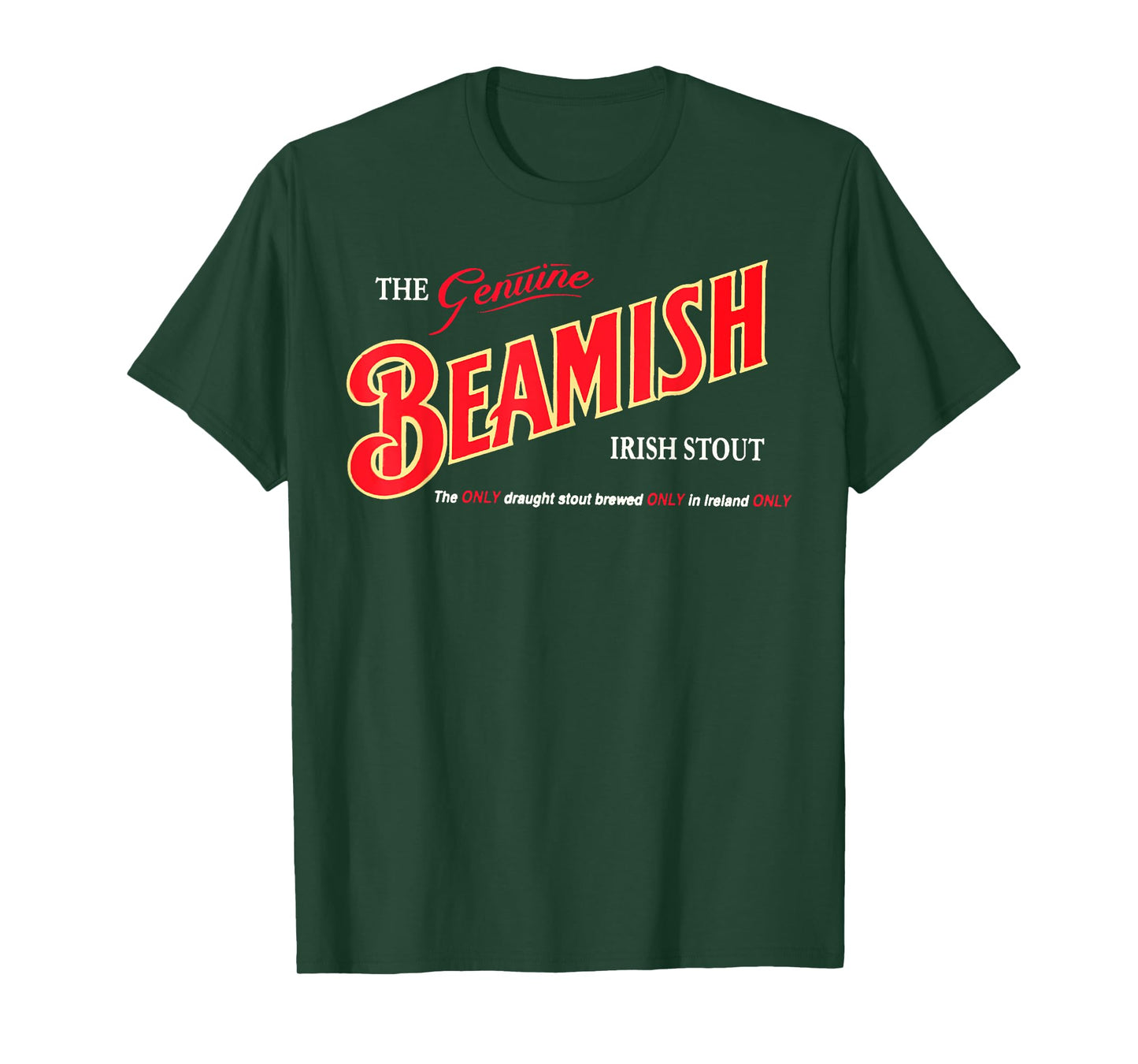 Vintage Quote The Beamish Funny Irish Basic Retro Essential T-Shirt
