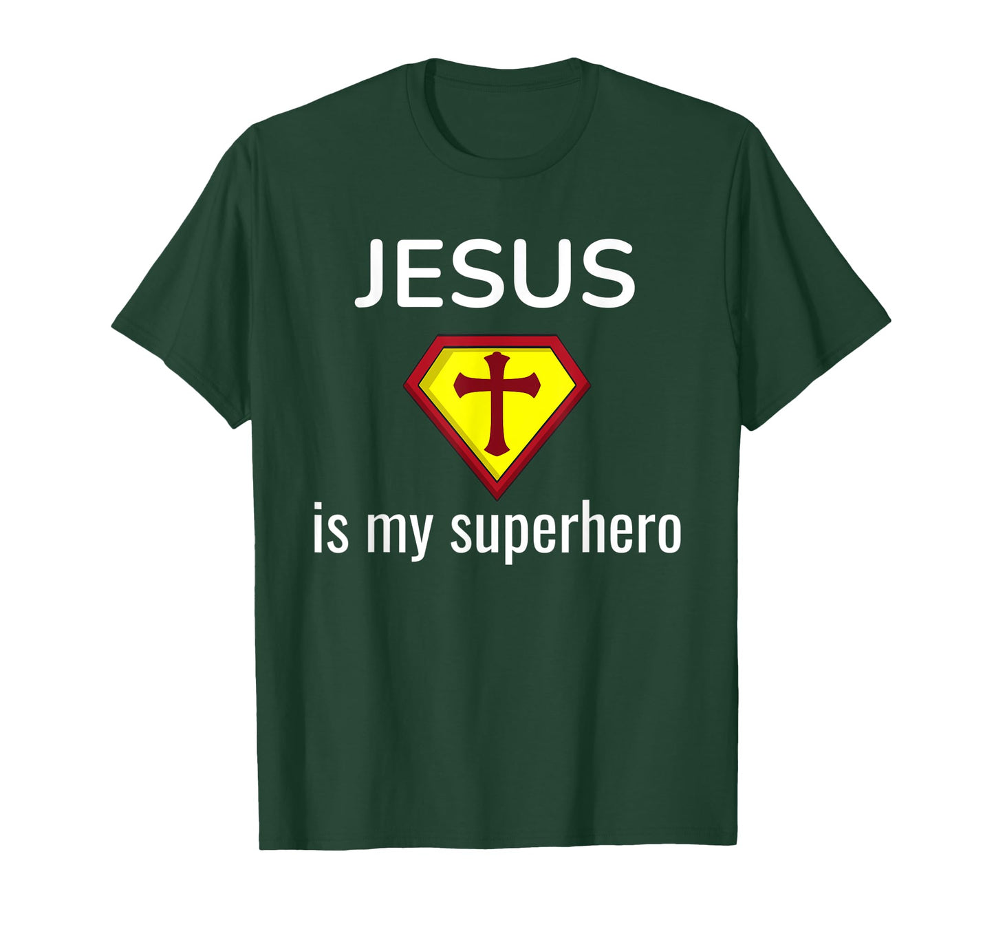 Jesus Is My Superhero Funny Christian Gift Religious T-Shirt T-Shirt