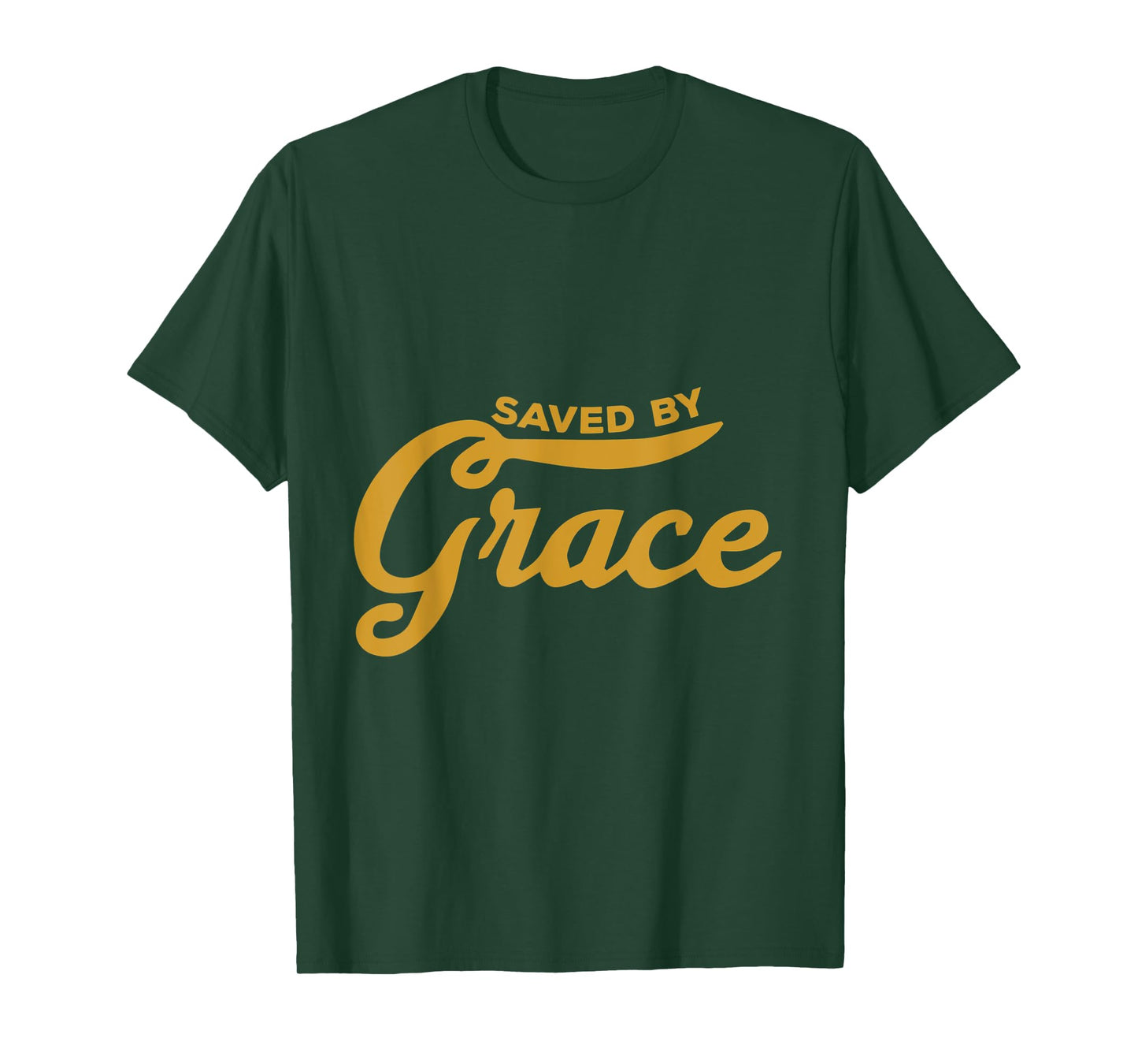 Saved By Grace - Religious Christian Faith & Hope - Cutlass T-Shirt
