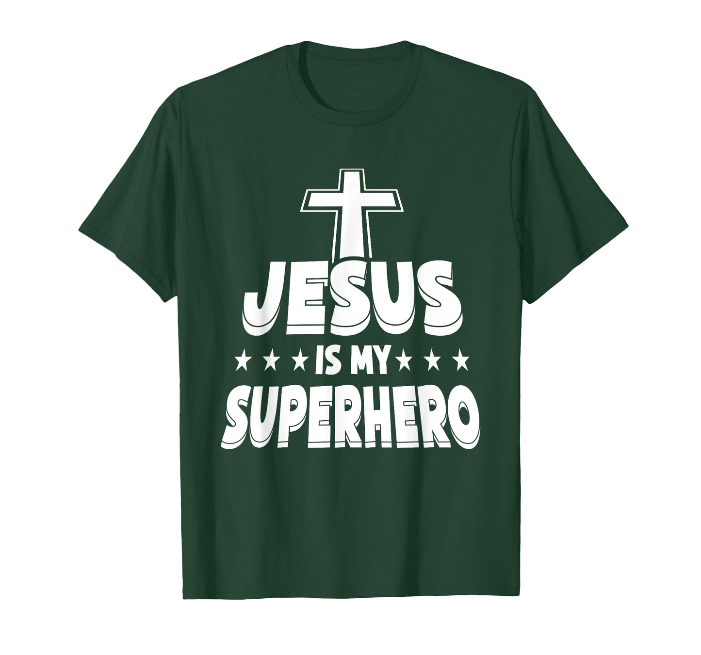Jesus Is My Superhero - Christian Religious T-Shirt