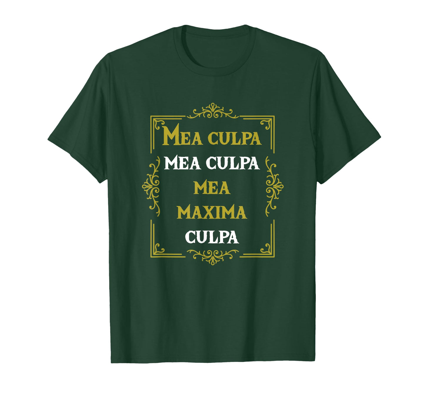Mea Culpa Maxima Catholic Orthodox God Jesus Bible Gift T-Shirt