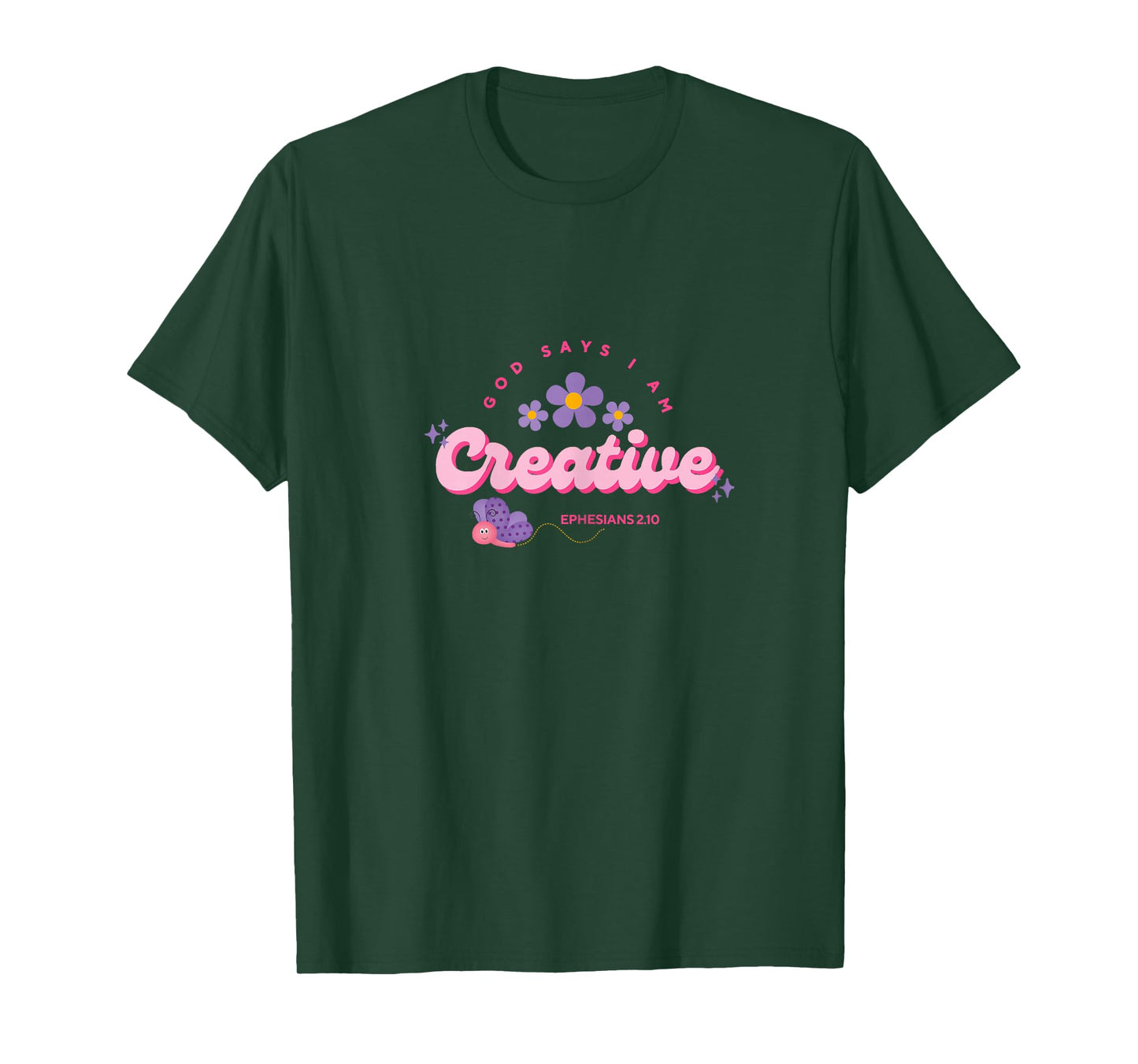 God Say's I Am Creative, Women, Youth and Girls T-Shirt
