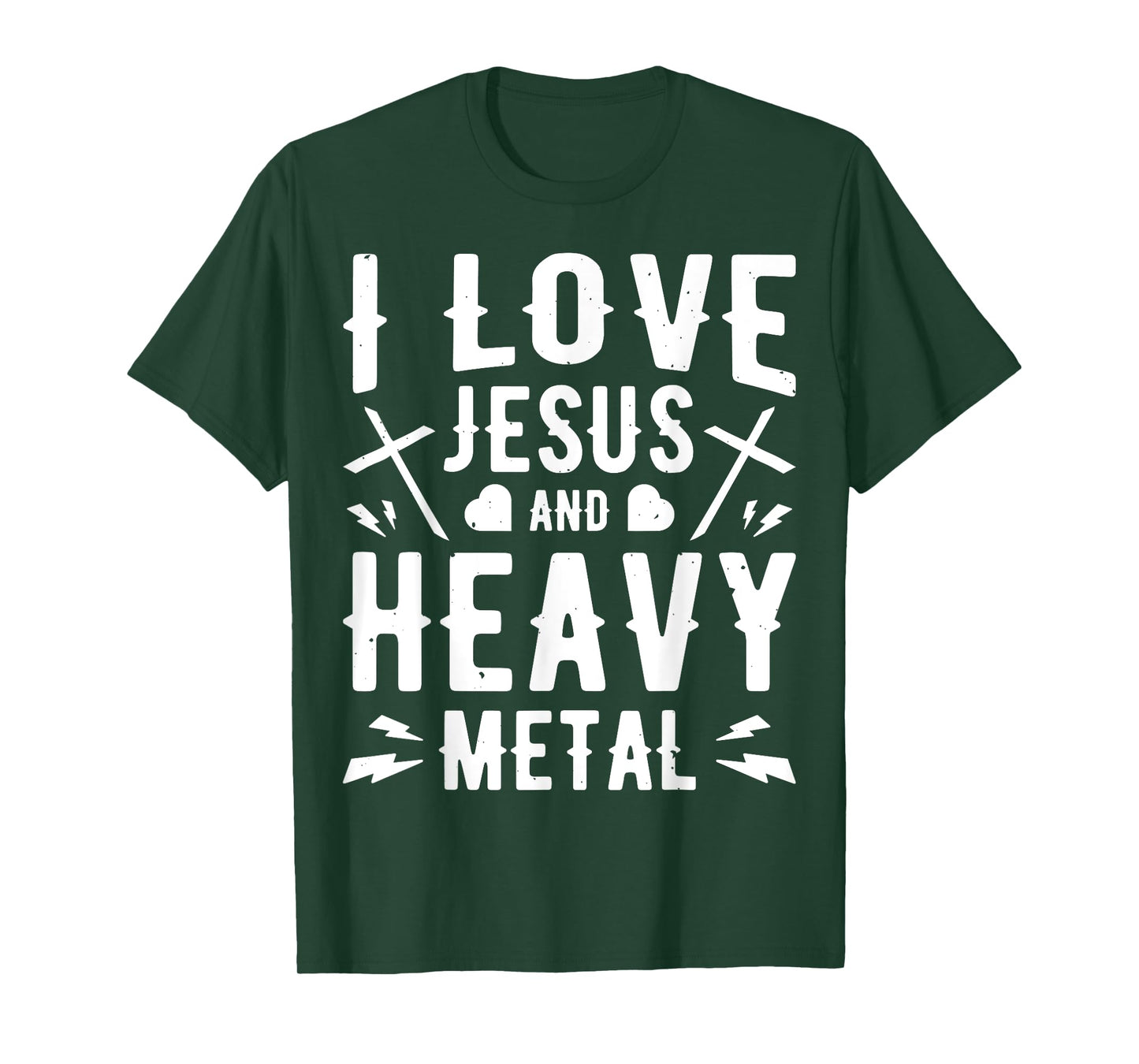 I Love Jesus And Heavy Metal T-Shirt