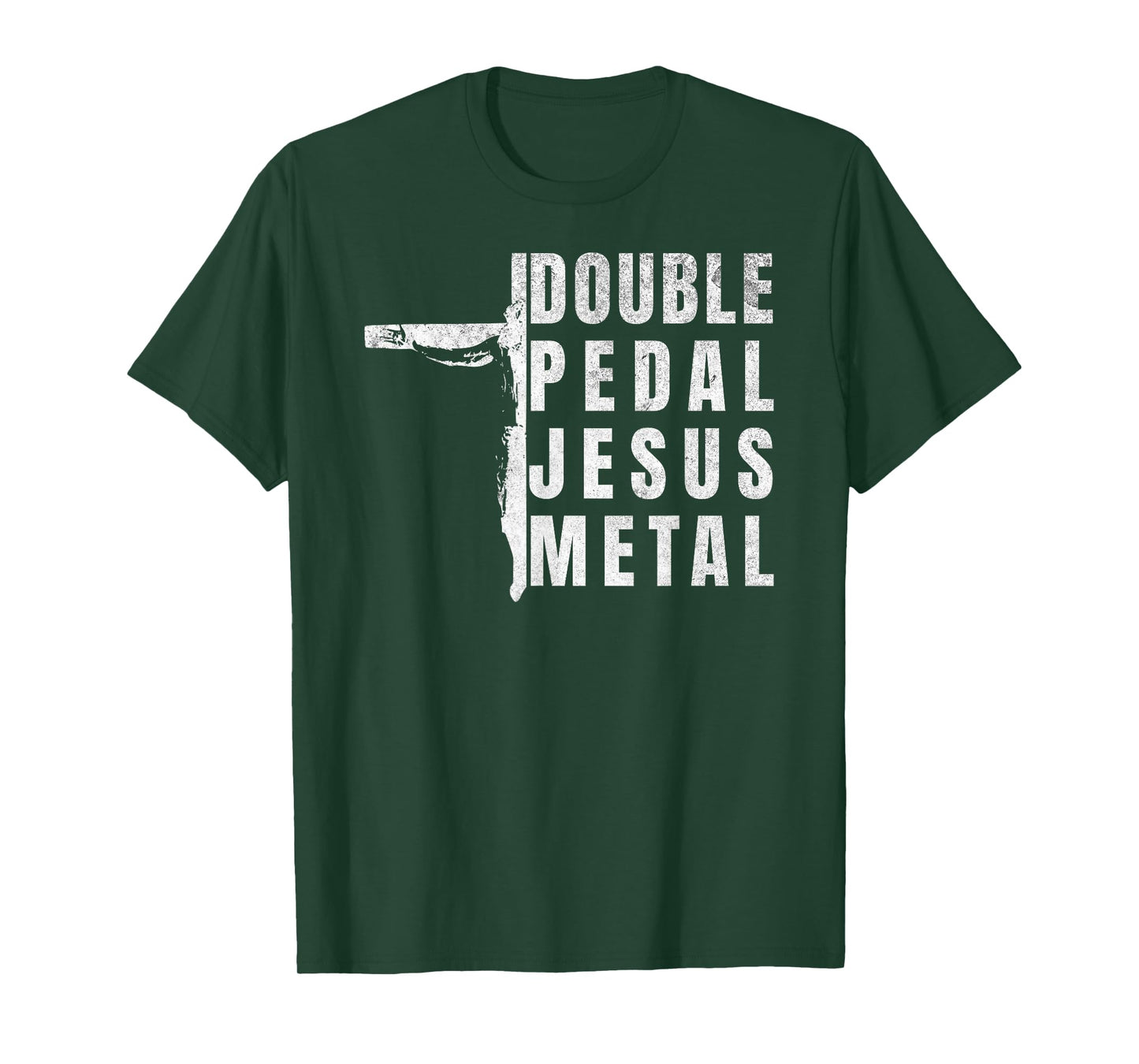 Christian Metal Rock Double Pedal Jesus Metal Religious T-Shirt