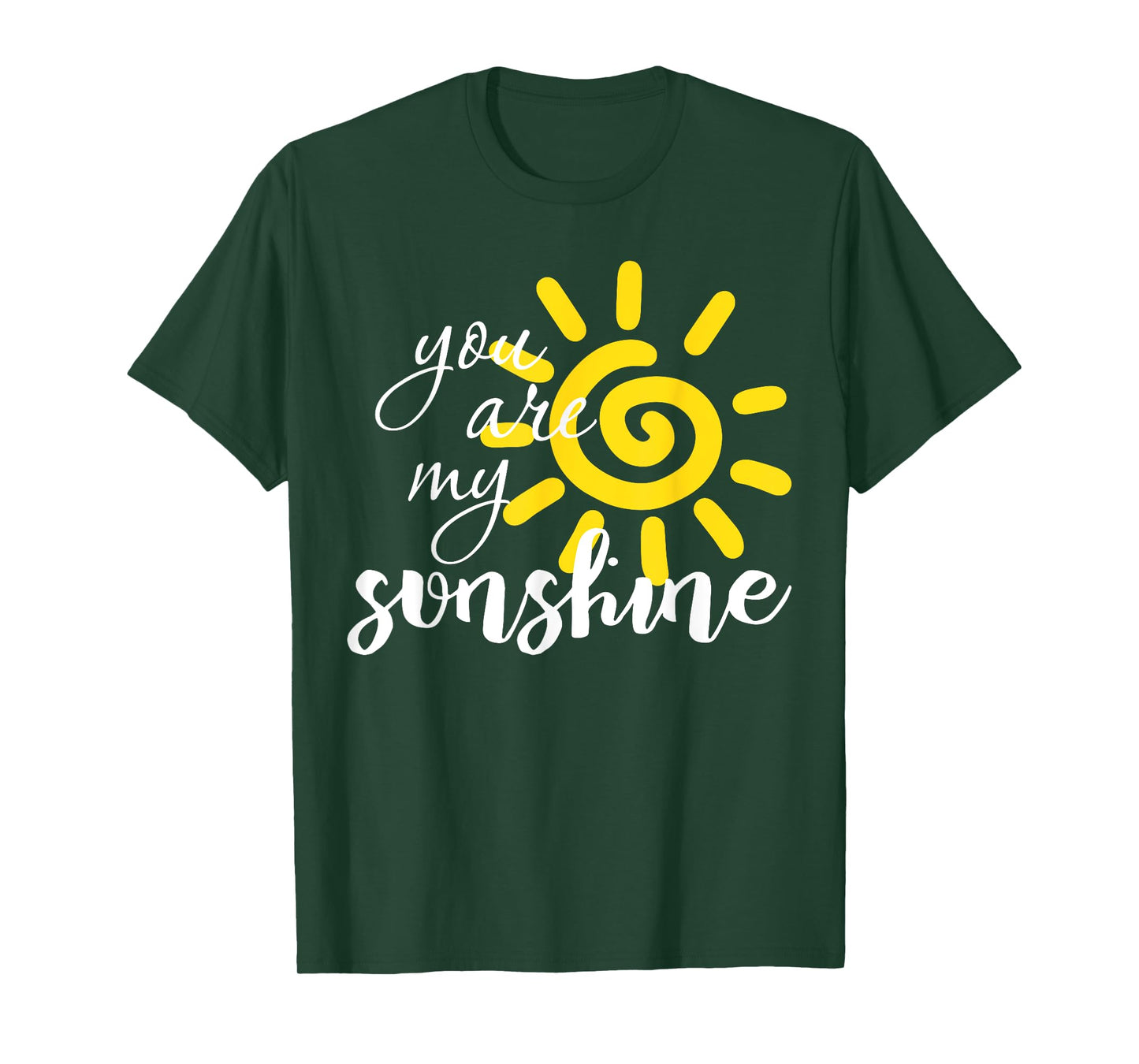 You Are My Sunshine Cute Positive Retro Sun Inspirational T-Shirt