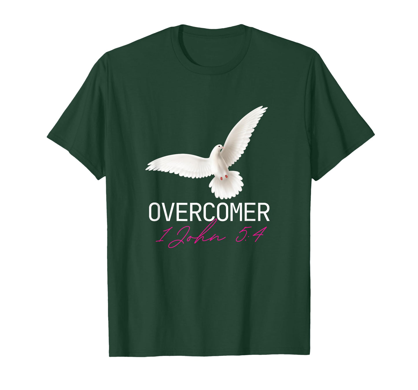 Christian Faith Overcomer Motivational Inspirational T-Shirt