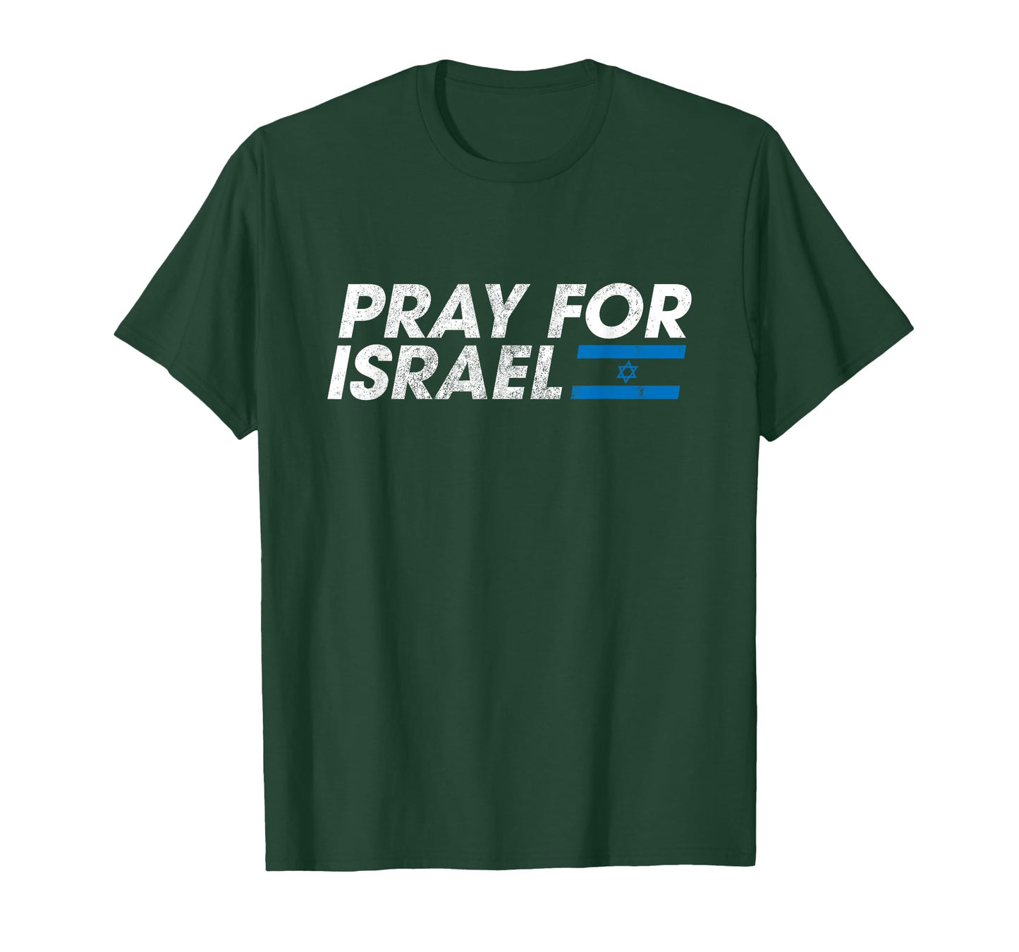 Pray for Israel Psalm 122 6 Israel Flag Christian Inspiring T-Shirt