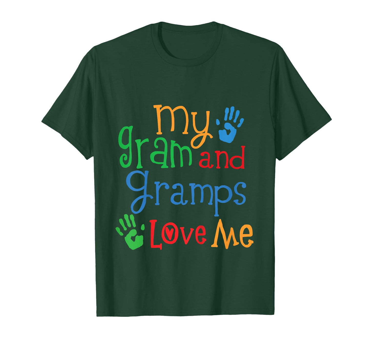 Kids My Gram And Gramps Love Me Grandkids T-Shirt