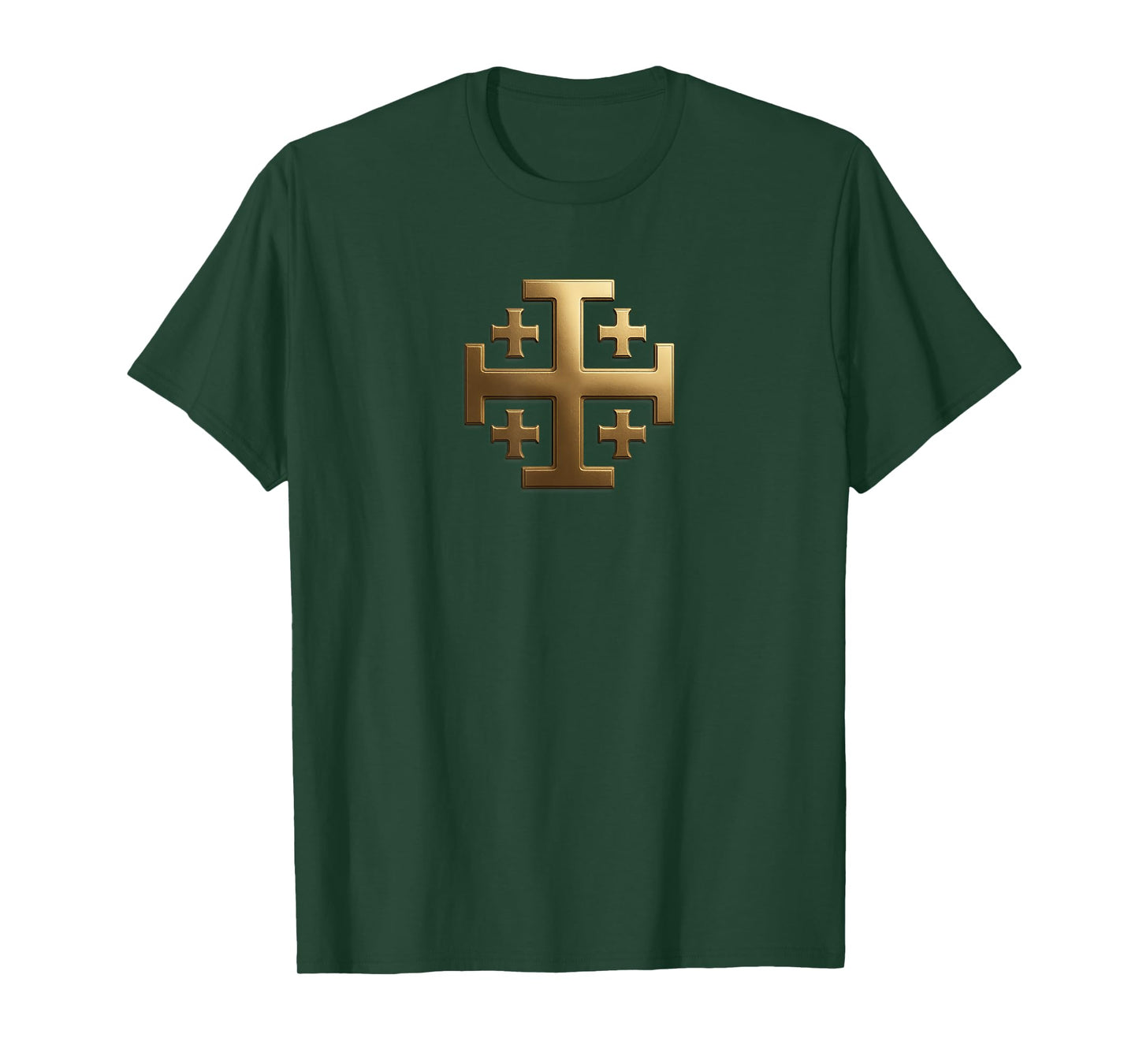 Jerusalem Cross - Christian Templar Knight T-Shirt