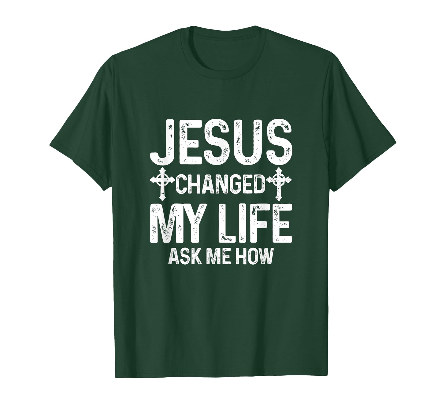 Jesus Changed My Life Asked Me How Christ Saves Christian T-Shirt