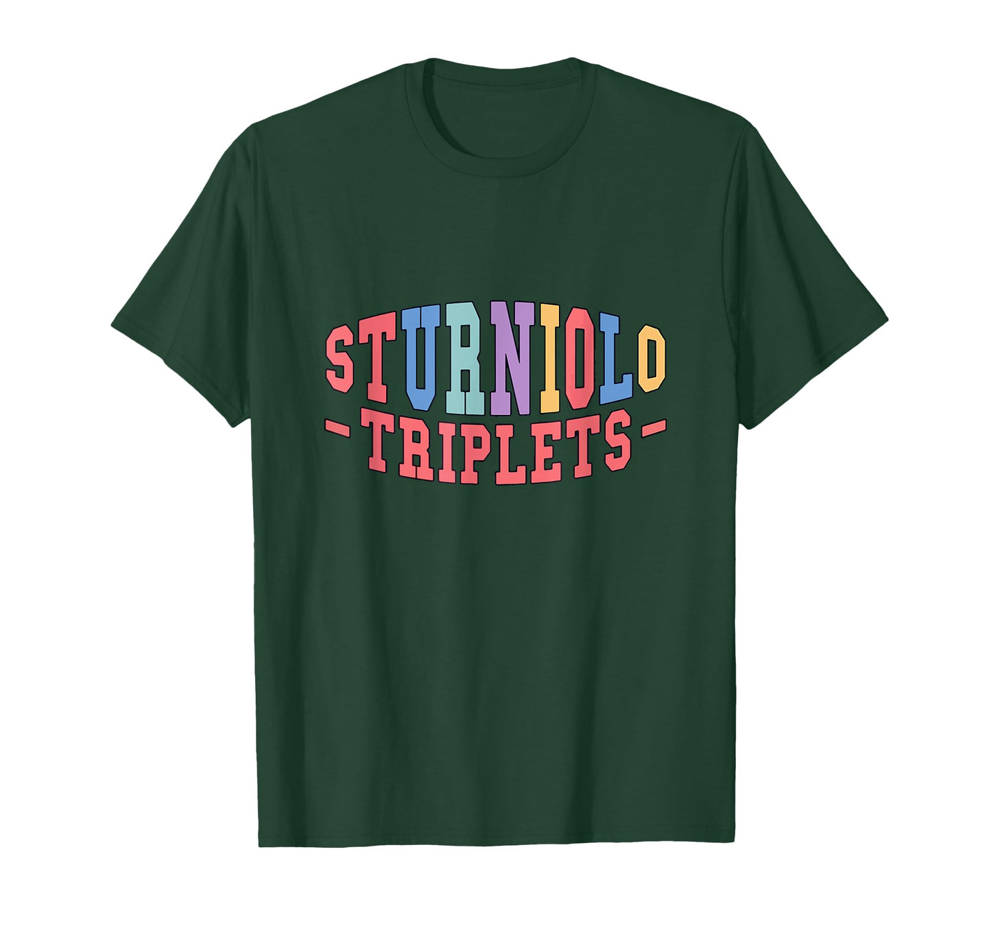 Sturniolo Triplets Black Classic Fit Modern Round Neck Short Sleeve T-Shirt - Small - Unisex-Adults, Unisex-Kids