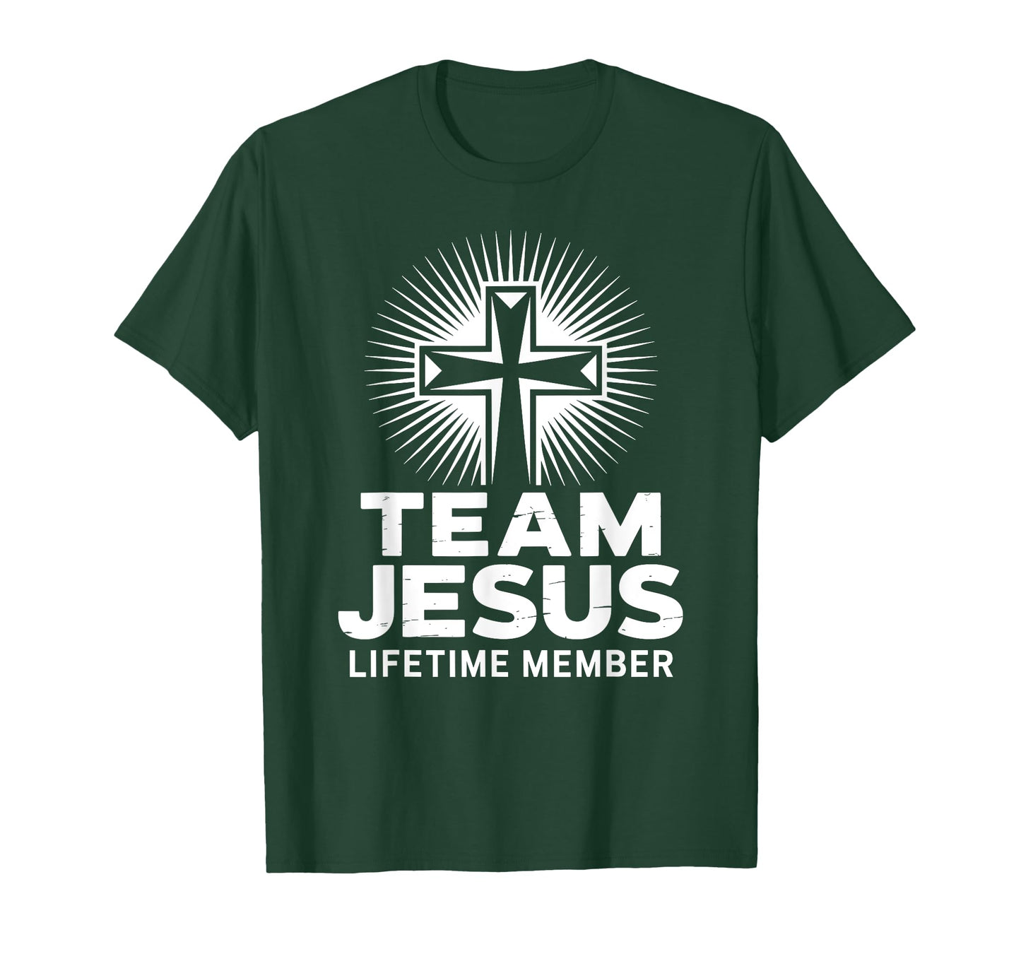 Member of Team Jesus Cross Christian Saying Bible Faith T-Shirt