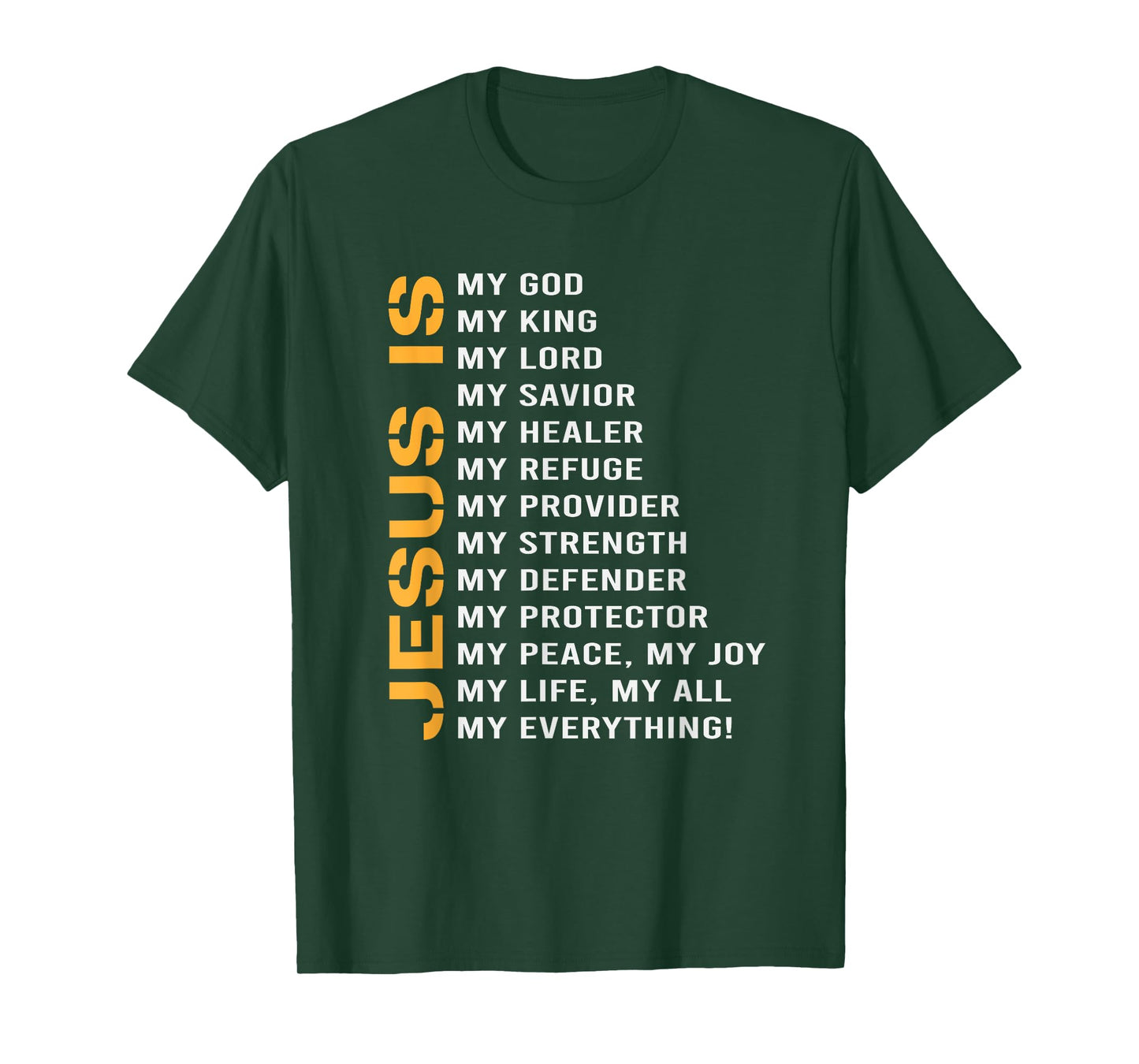 Jesus Lord God Savior Devotee Gift Idea Jesus T-Shirt