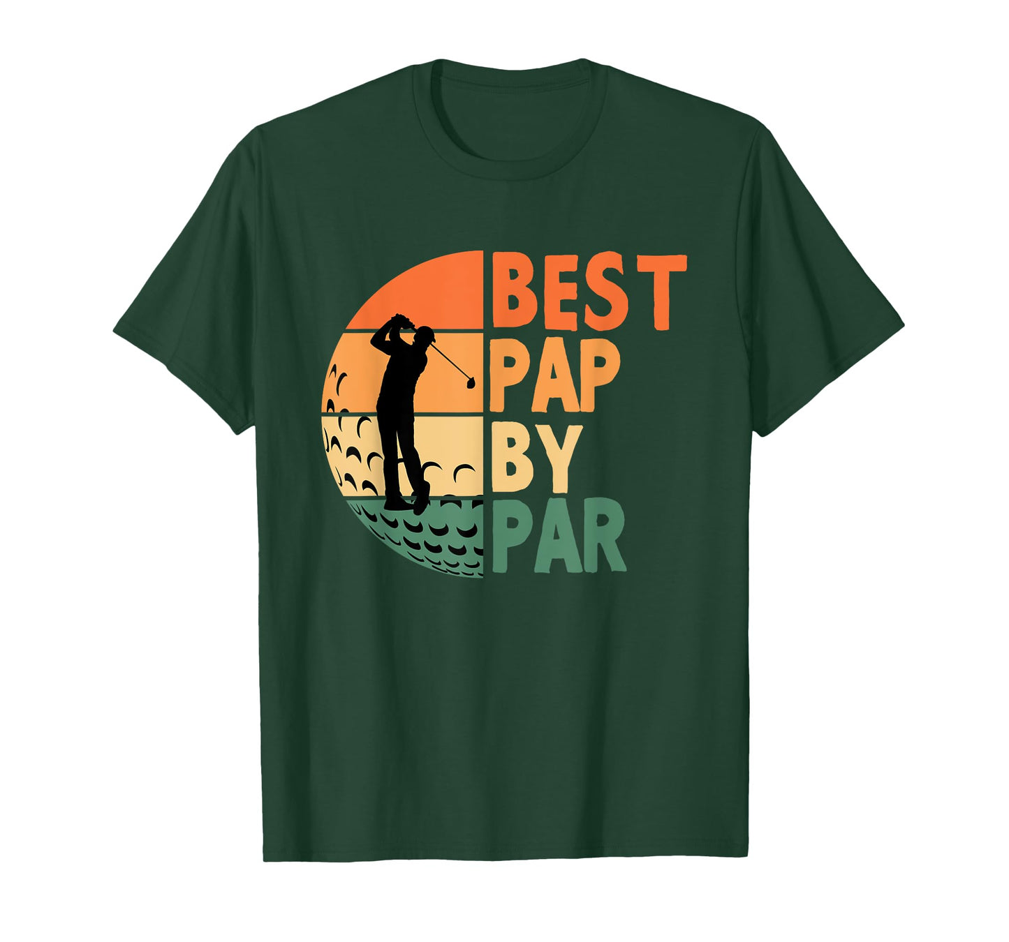 Best Pap By Par Golfing Funny Golf Golfer T-Shirt