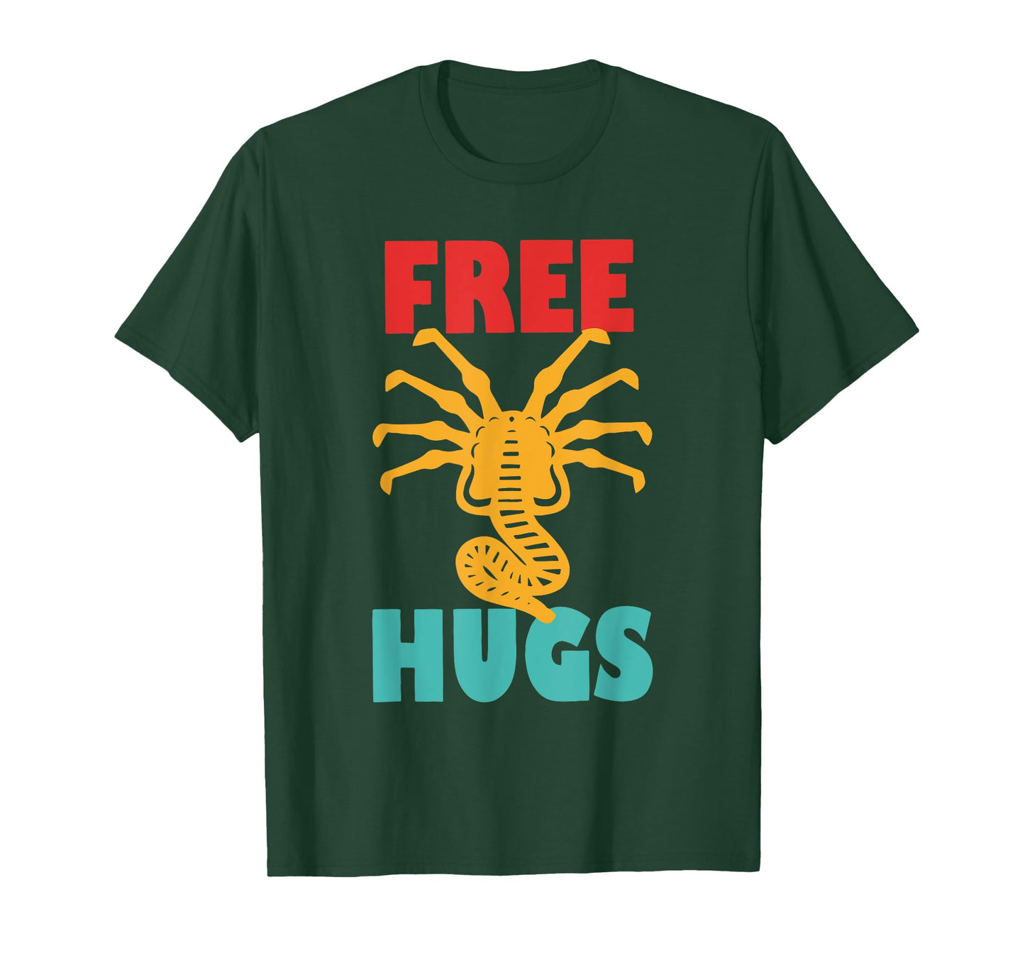 FREE ALIEN HUGS Funny design T-Shirt