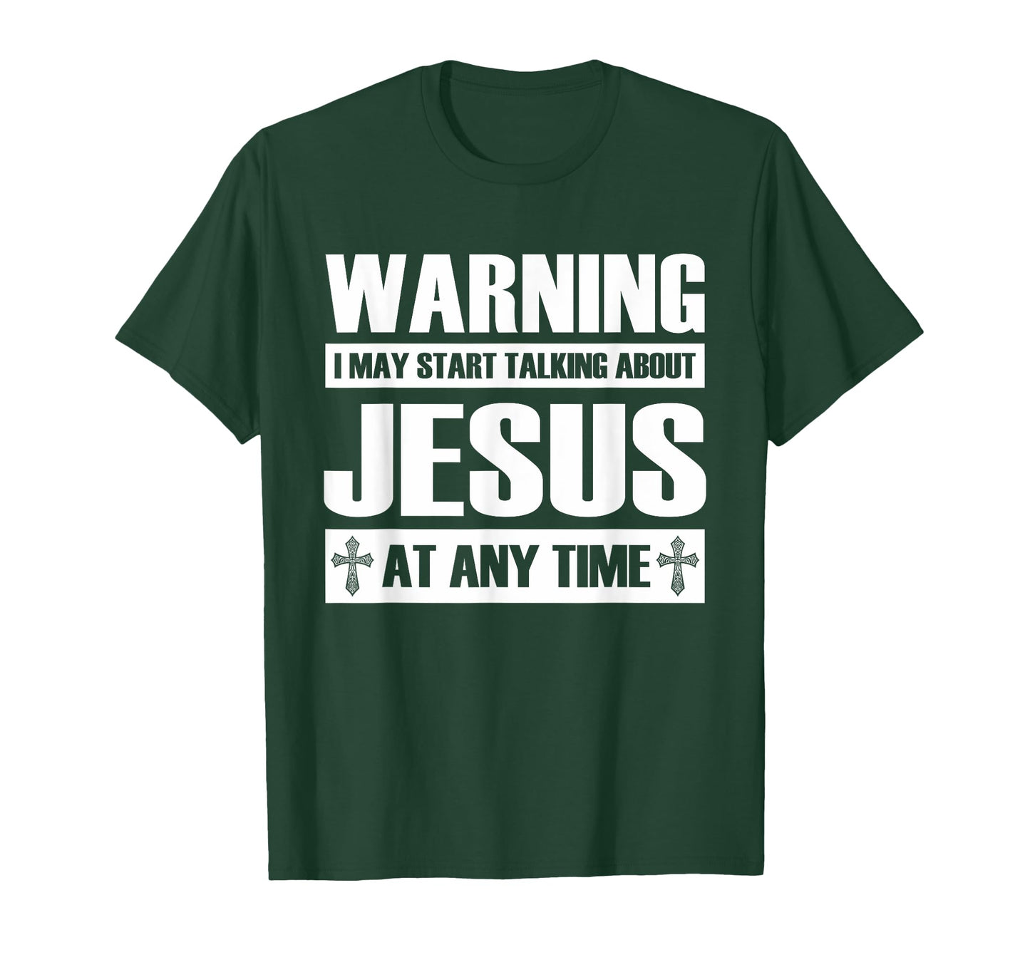 Warning I May Start Talking About Jesus T-Shirt