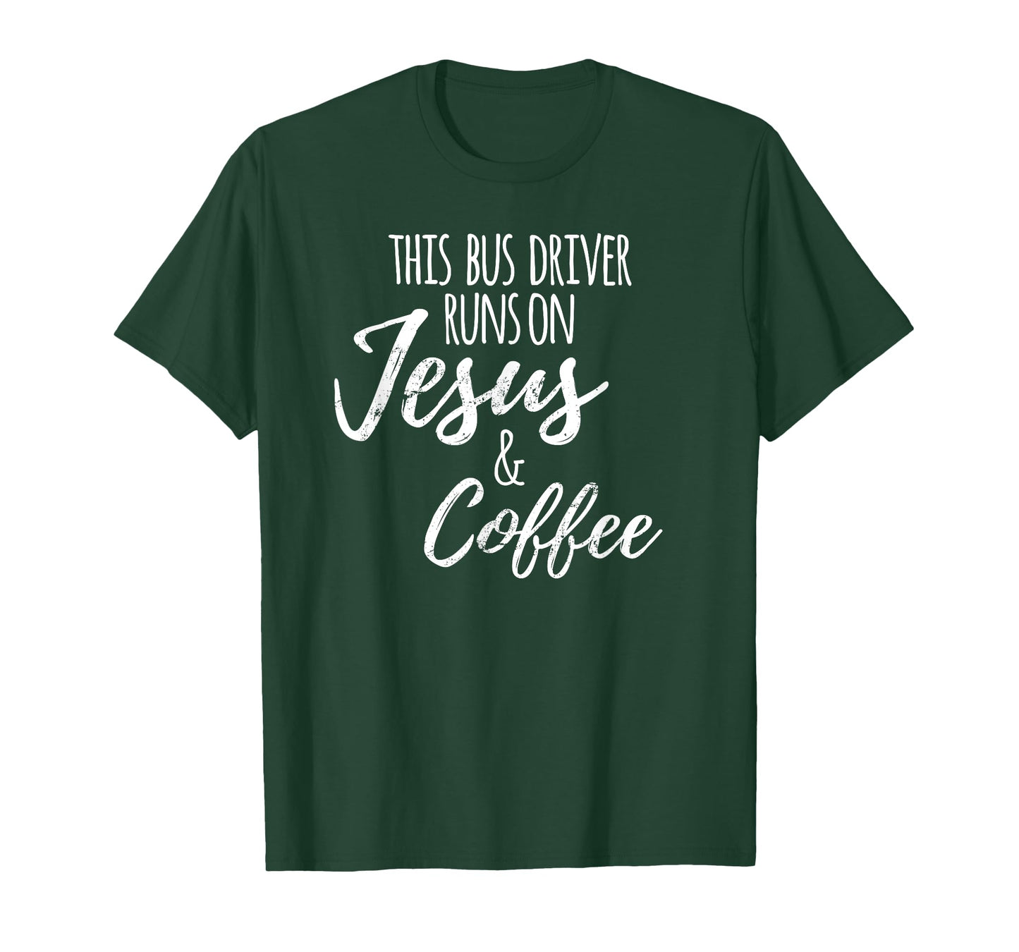 Funny School Bus Driver Tshirt for Women, Jesus Coffee Gift