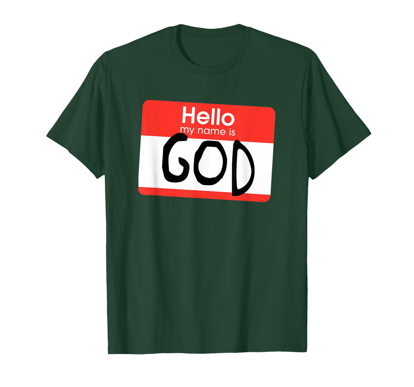 Funny My Name is God, Jesus Saying Design T-Shirt