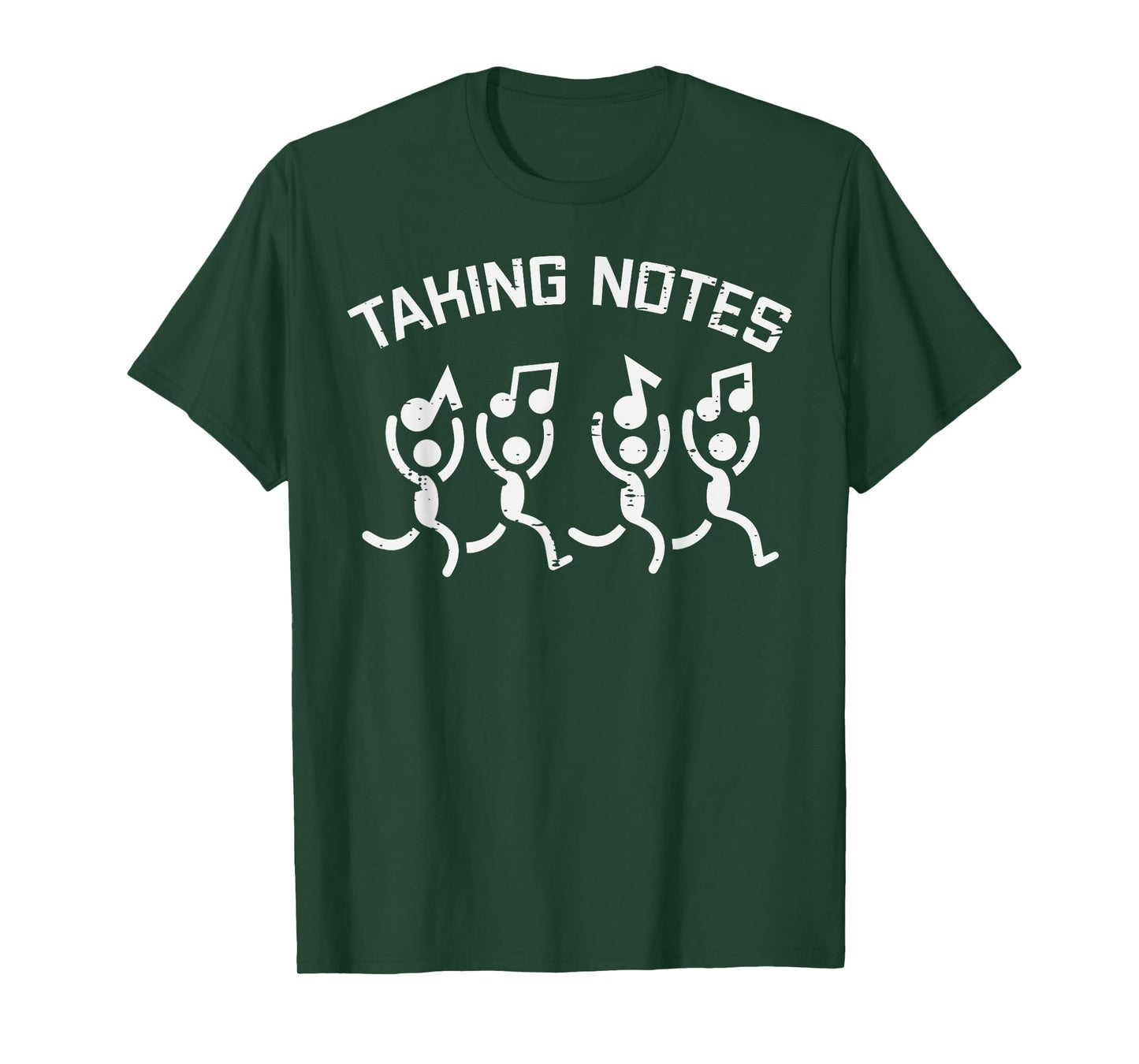 Taking Notes Stick Men Funny Saying Music Women Men Kids T-Shirt