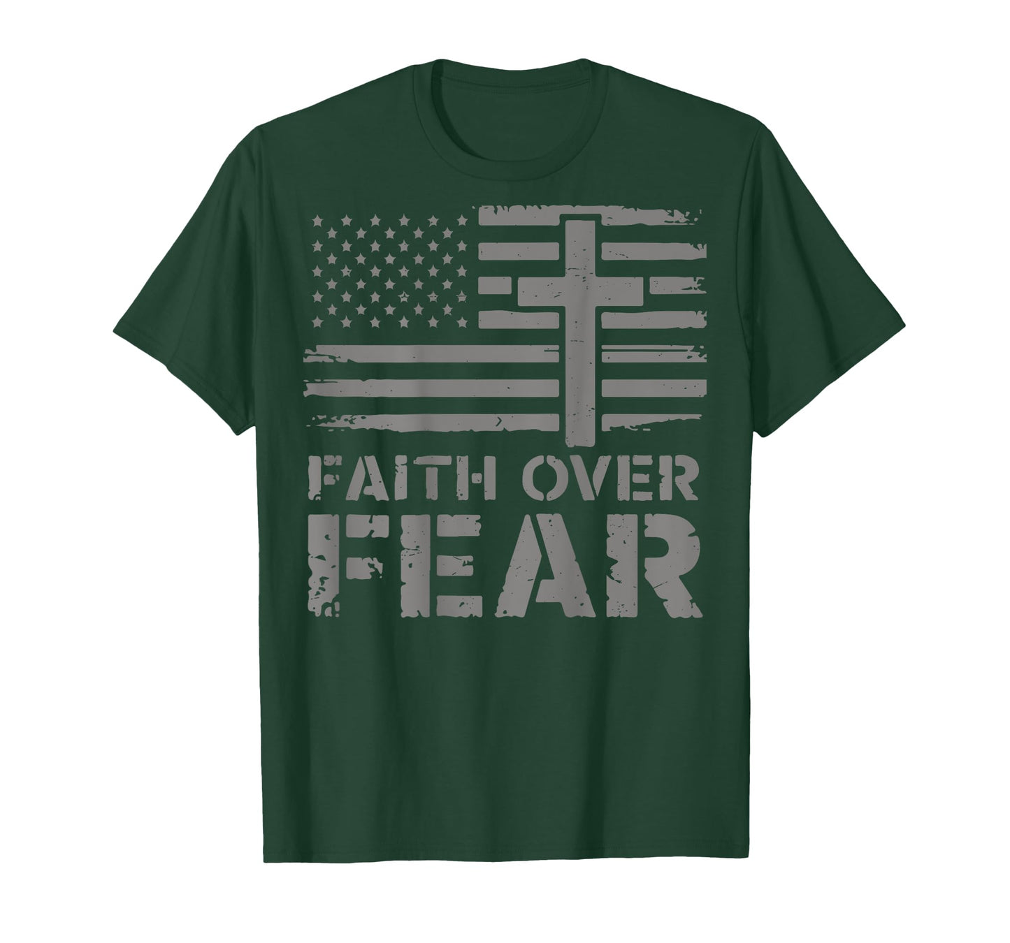 Boy Faith Over Fear Teen Youth Christian Godbrother Toddler T-Shirt