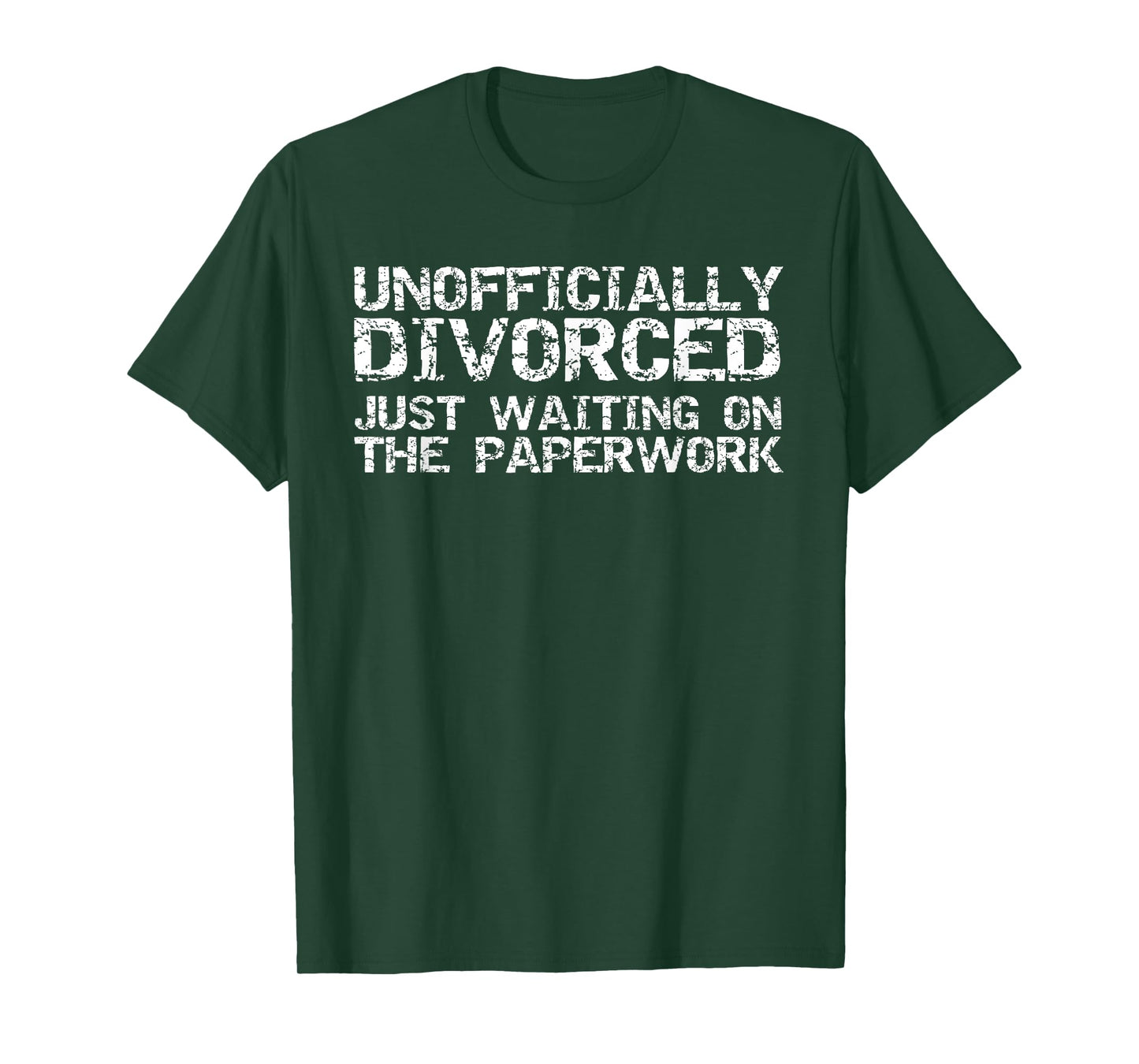 Unofficially Divorced Just Waiting on the Paperwork Vintage T-Shirt
