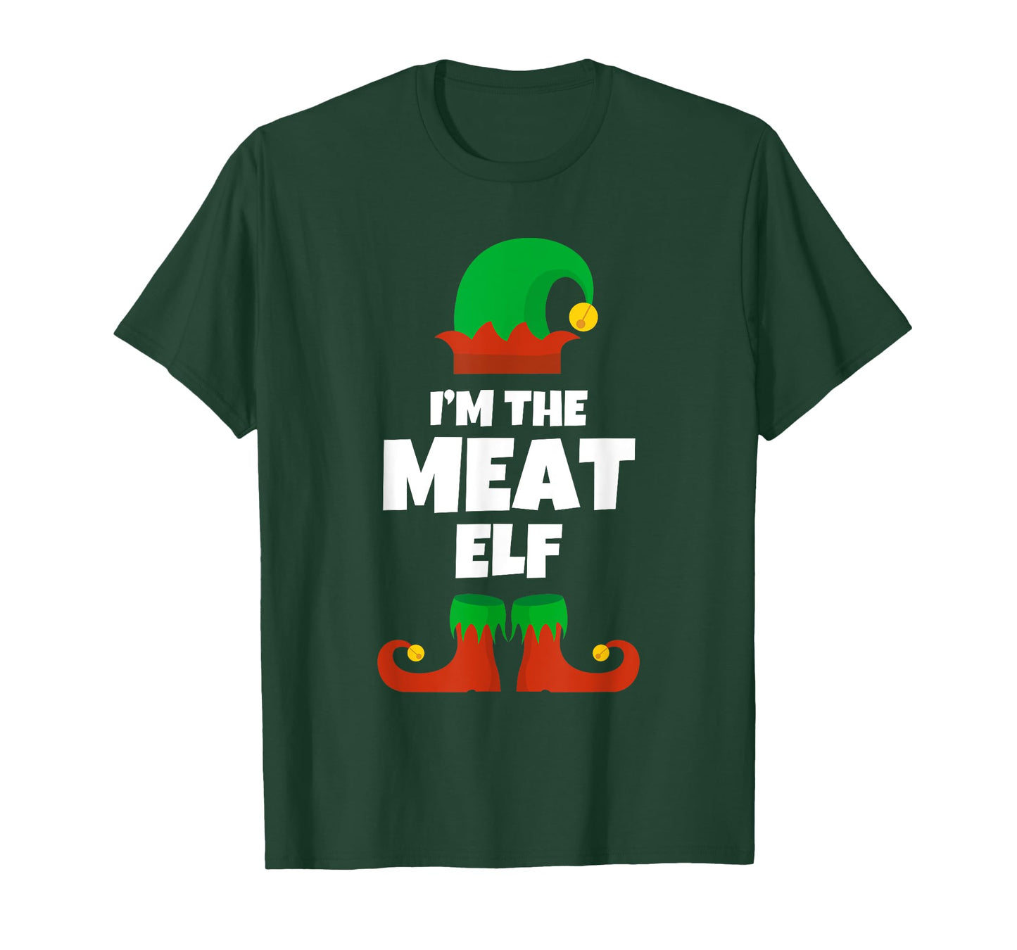 I'm The Meat Elf Family Christmas Funny BBQ Grilling Smoking T-Shirt