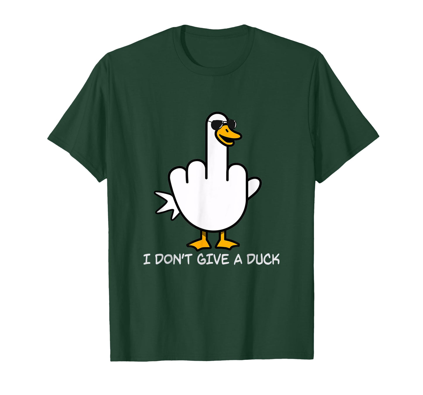 Duck You! Funny Duck With Middle Finger Saying T-Shirt