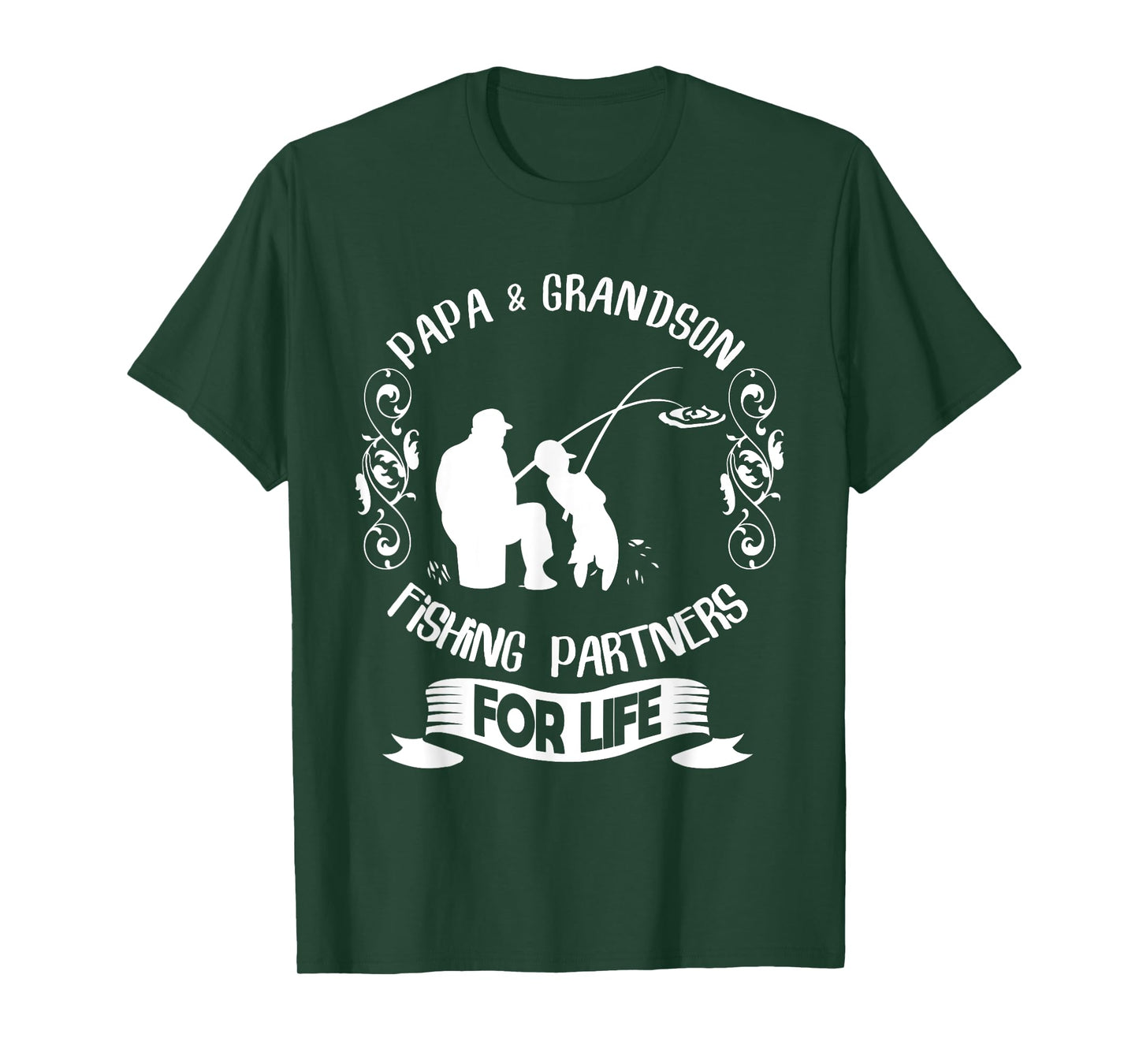 Matching Papa and Grandson Fishing Shirt Funny Fishing Trip T-Shirt