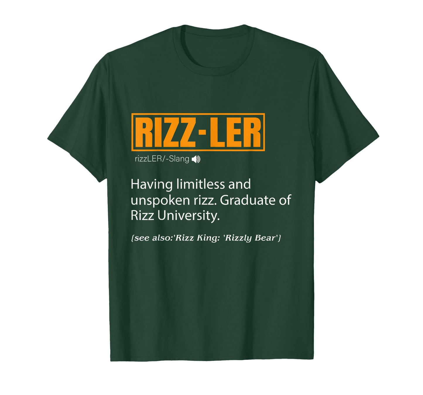 Rizzler Definition Funny Meme Quote Gen Z Rizz Up T-Shirt