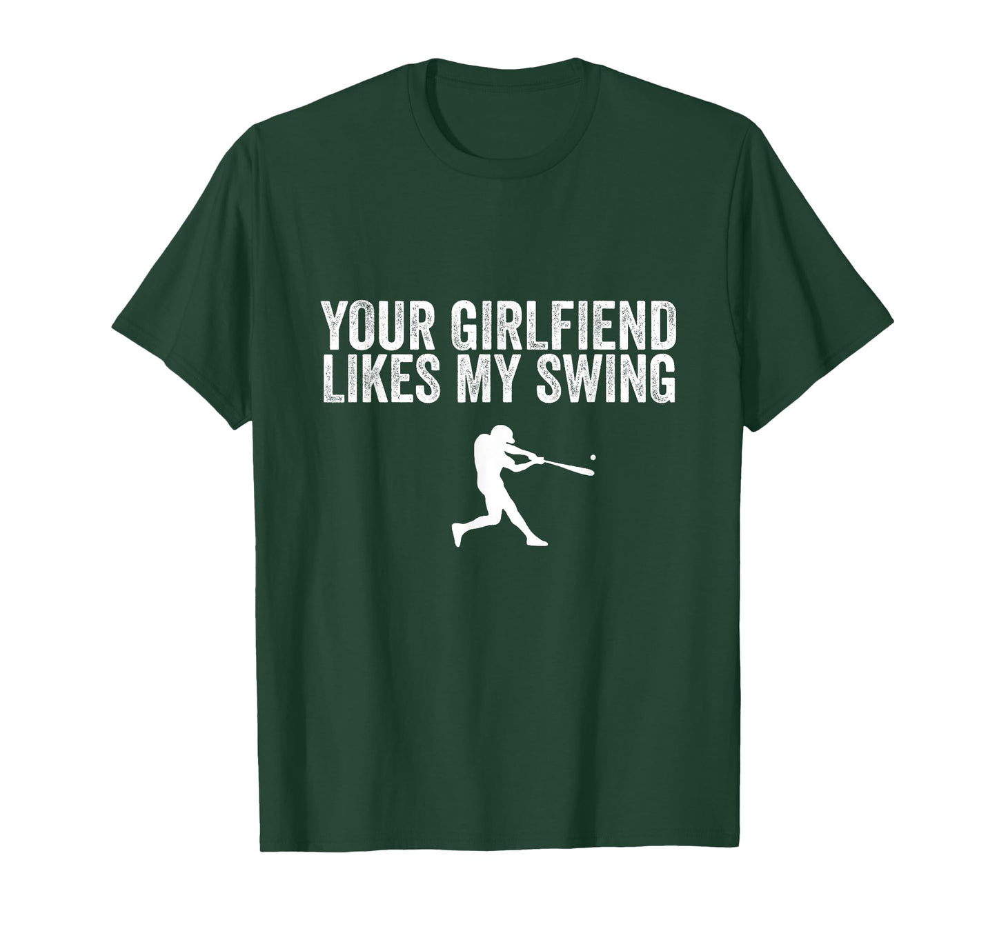 Your Girlfriend Likes My Swing Funny Baseball Quote Youth T-Shirt