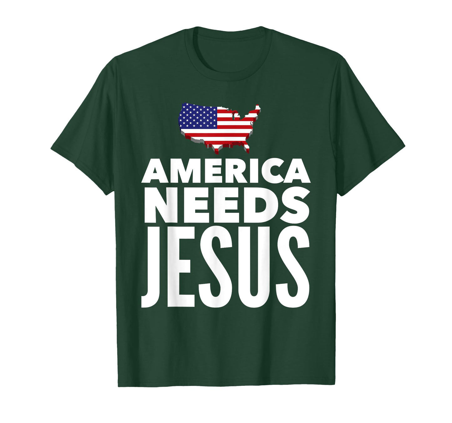 America Needs Jesus Christian Salvation Gospel Bible Gift T-Shirt