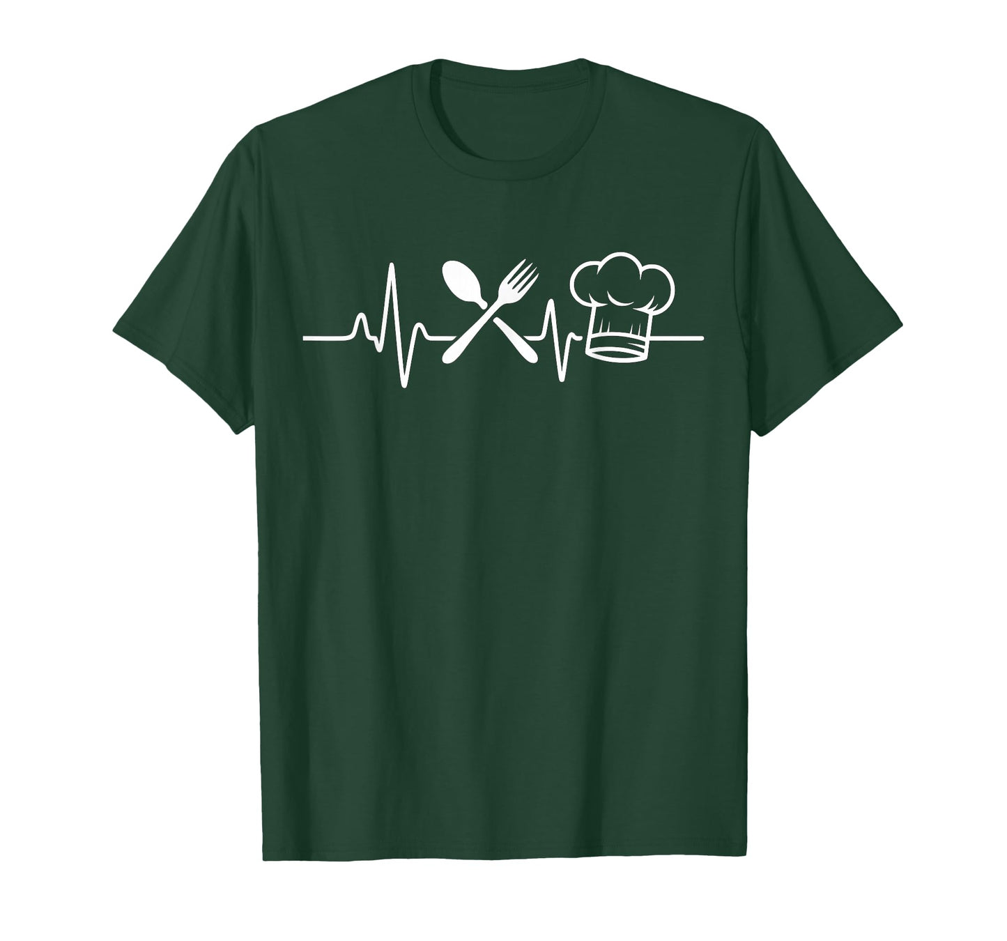 Chef Heartbeat Funny Culinary Passion Cooking Love T-Shirt
