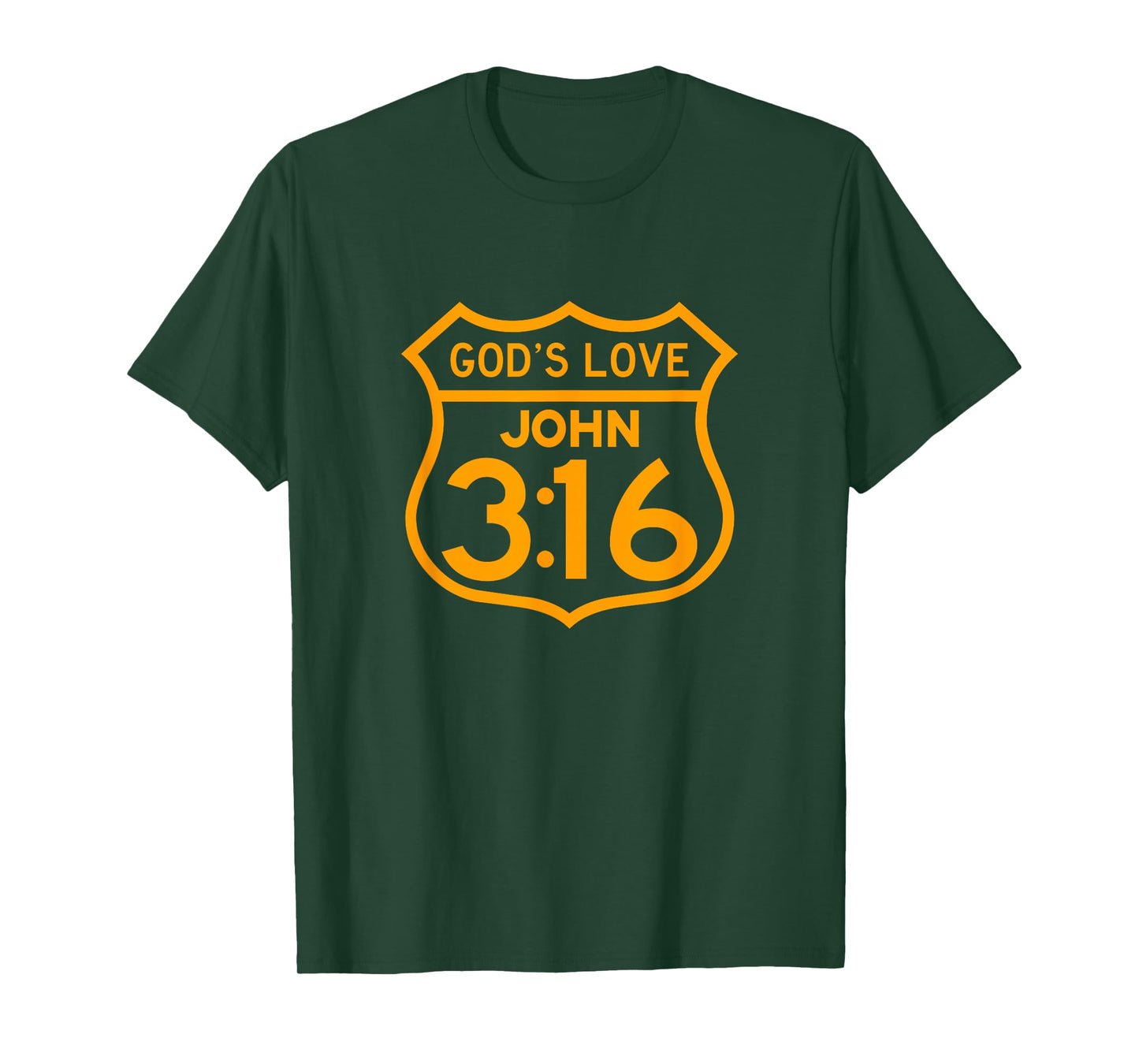 Christian John 3:16 for God So Loved The World Inspired T-Shirt