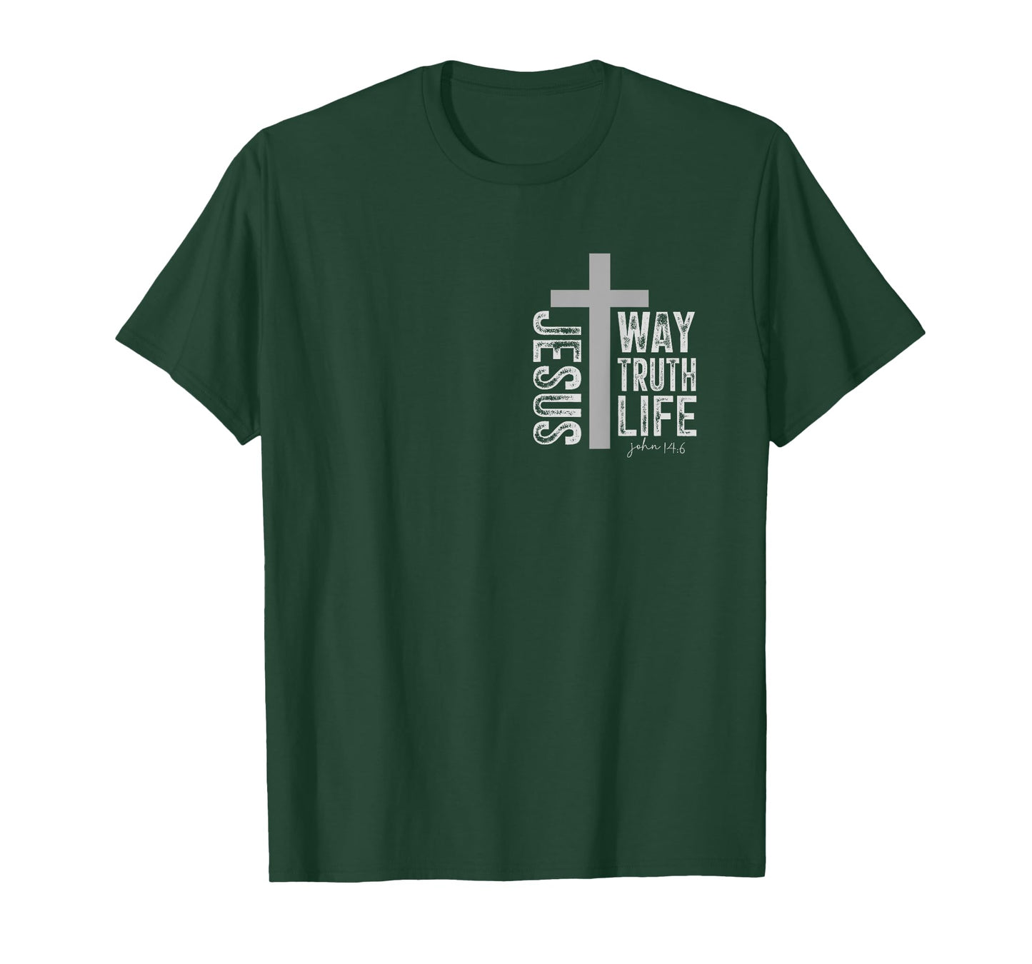 Jesus Way Truth Life John 14:6 Christian Gift T-Shirt
