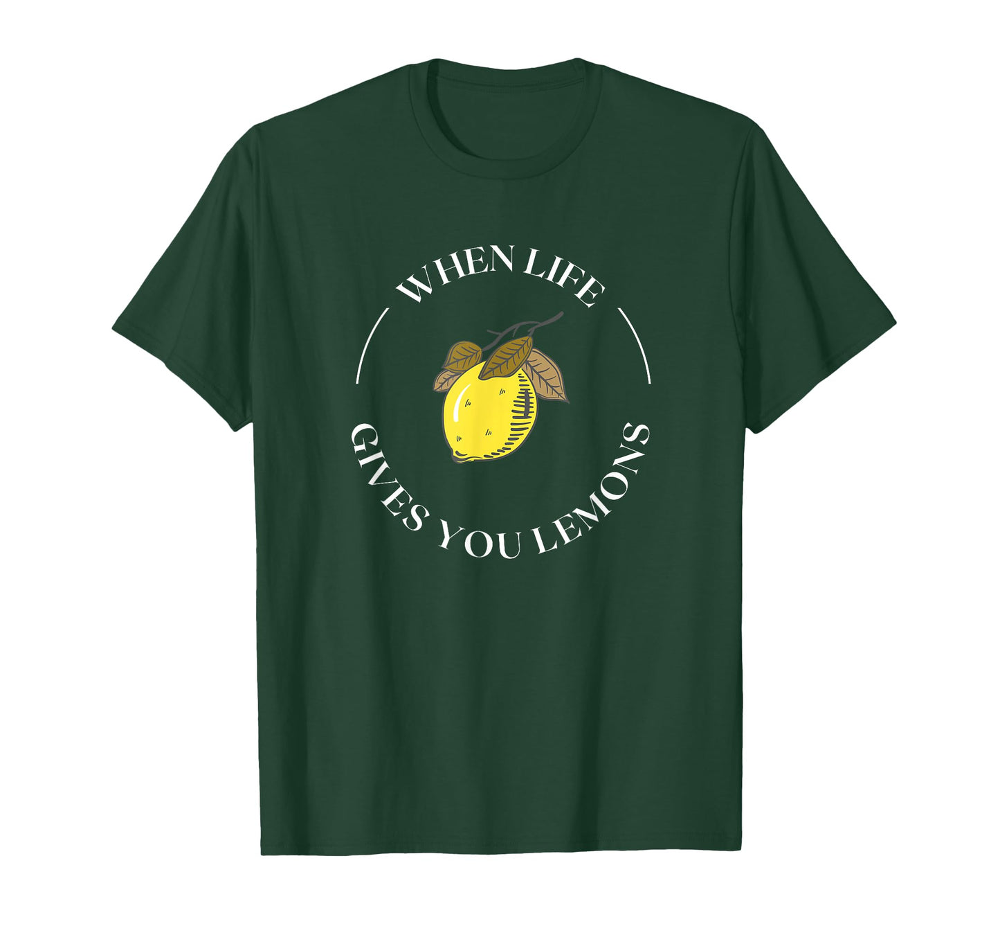 When Life Gives You Lemons Motivational Quote Lemonade Stand T-Shirt