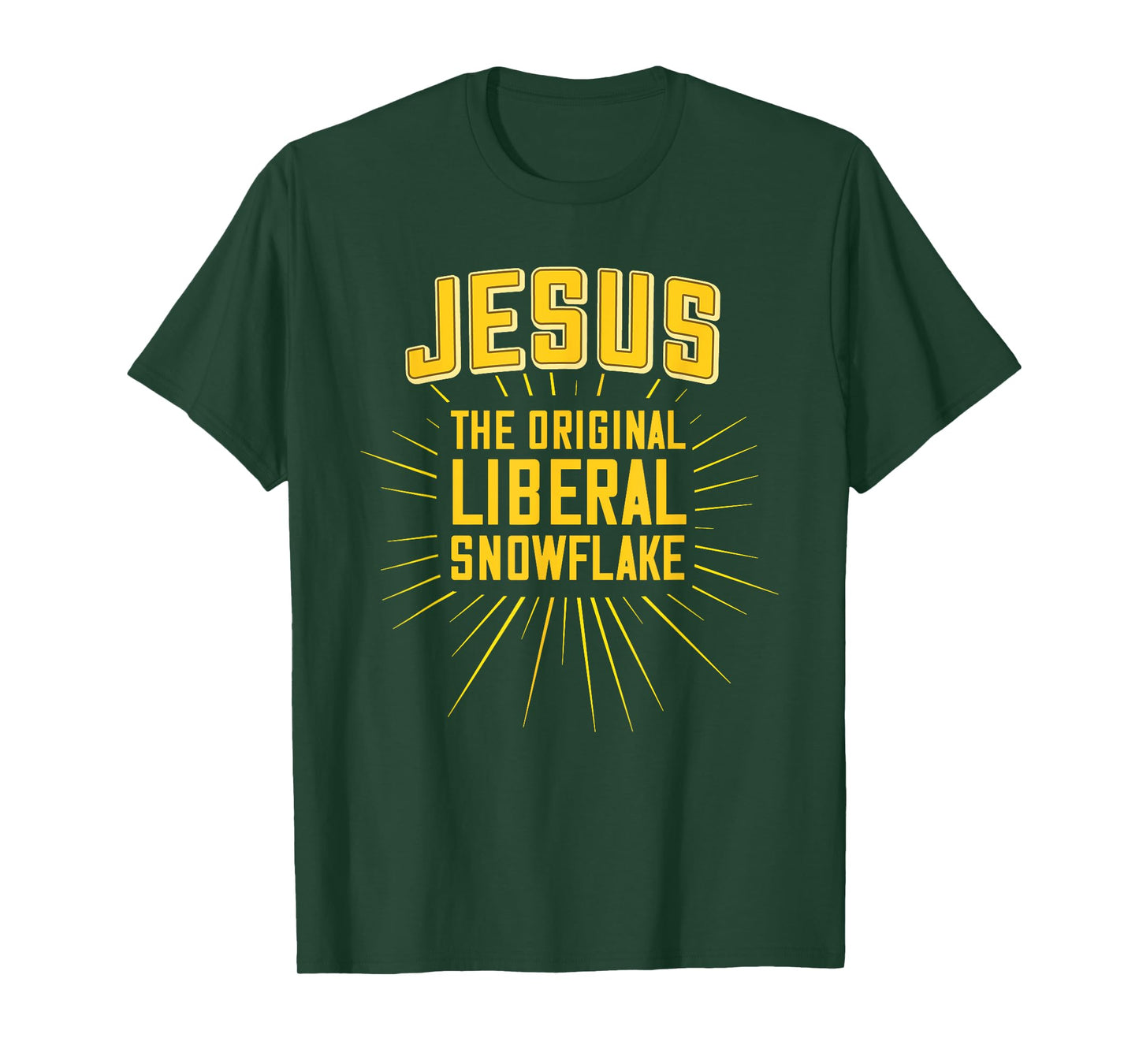 Funny Jesus Is the Original Liberal Snowflake Design T-Shirt