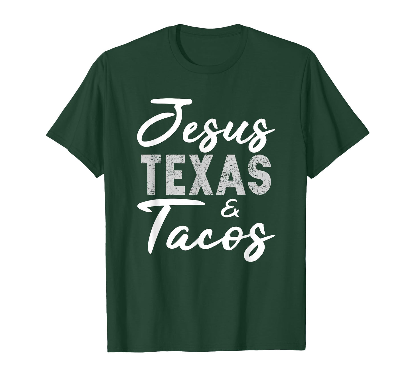 Jesus Texas And Tacos Shirt Funny Food Cinco Mayo Christian T-Shirt