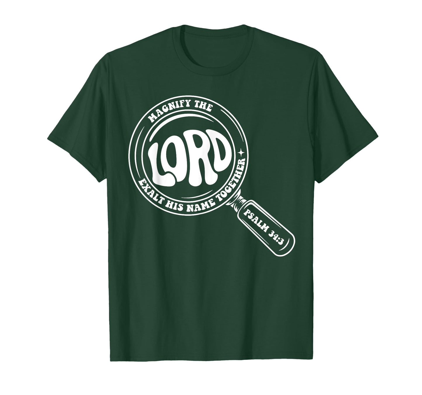 Magnify The Lord Bible Verse Magnified VBS 2025 Summer Camp T-Shirt